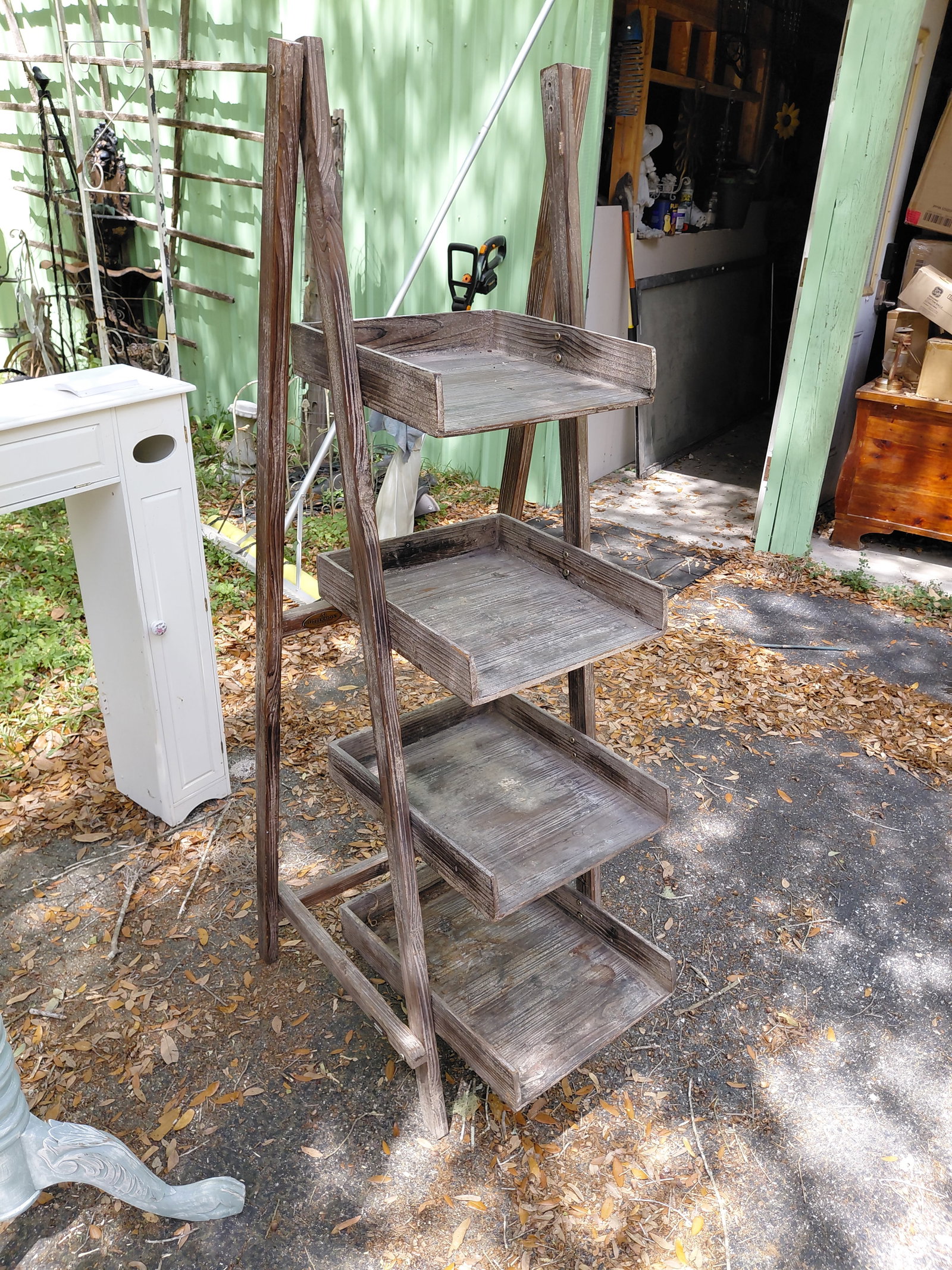 Large Rustic Wood Shelf (1 of 7)