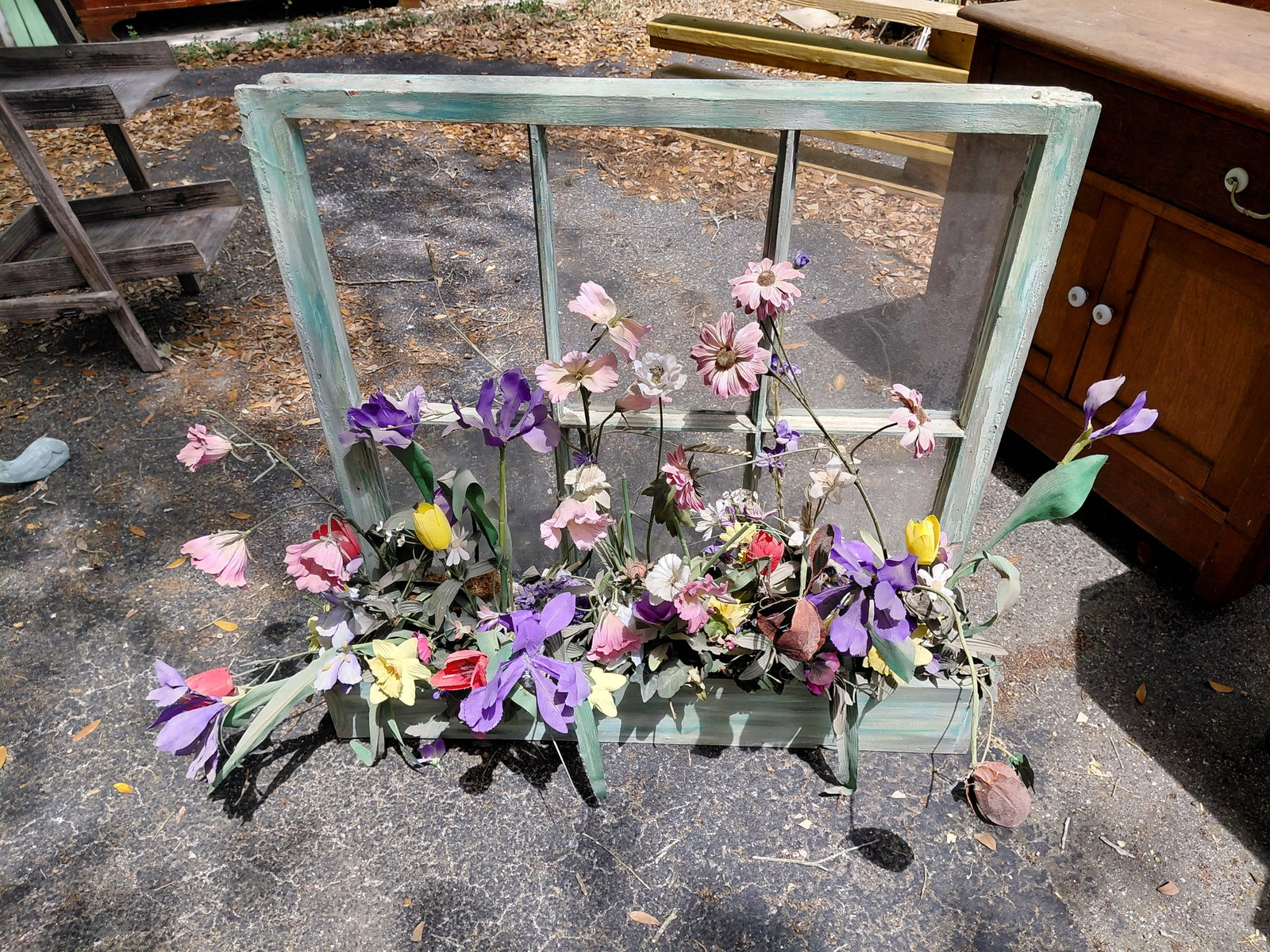 Reclaimed Window Flower Box: Reclaimed Window Flower Box