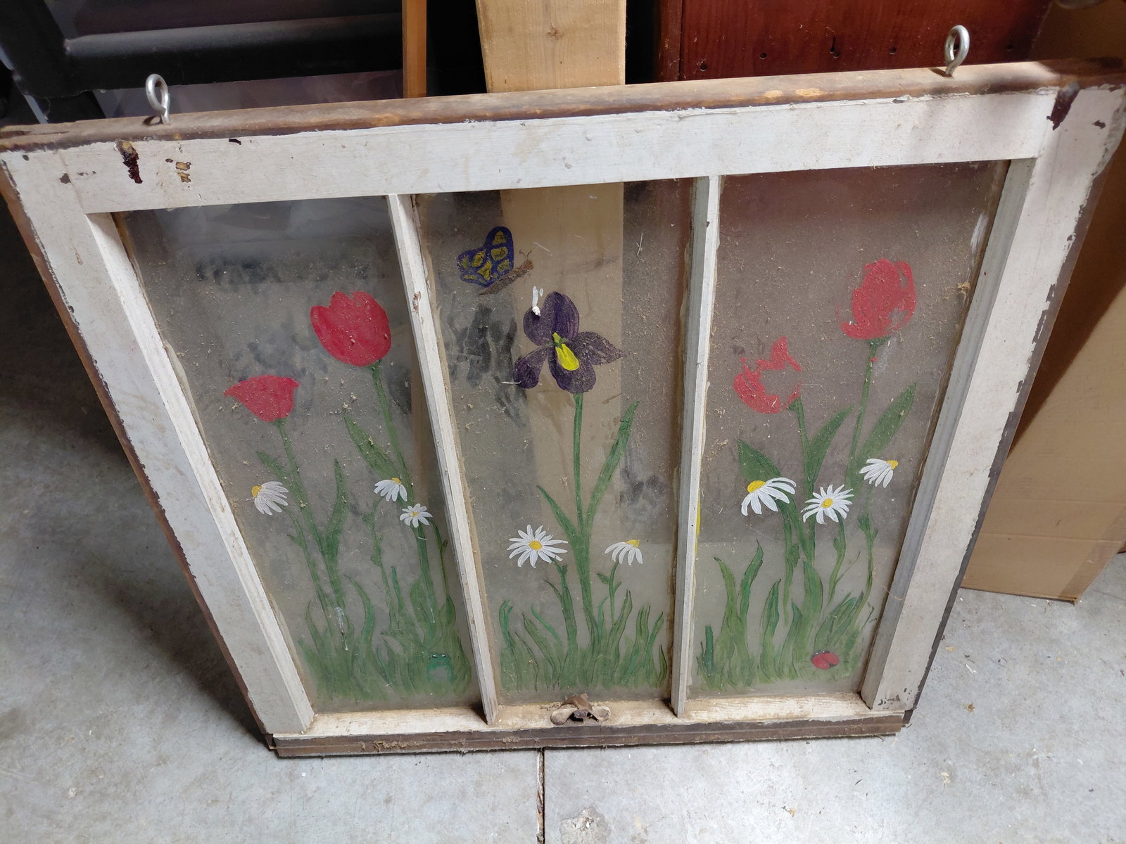 Reclaimed Window Rustic Design Window Art - 4