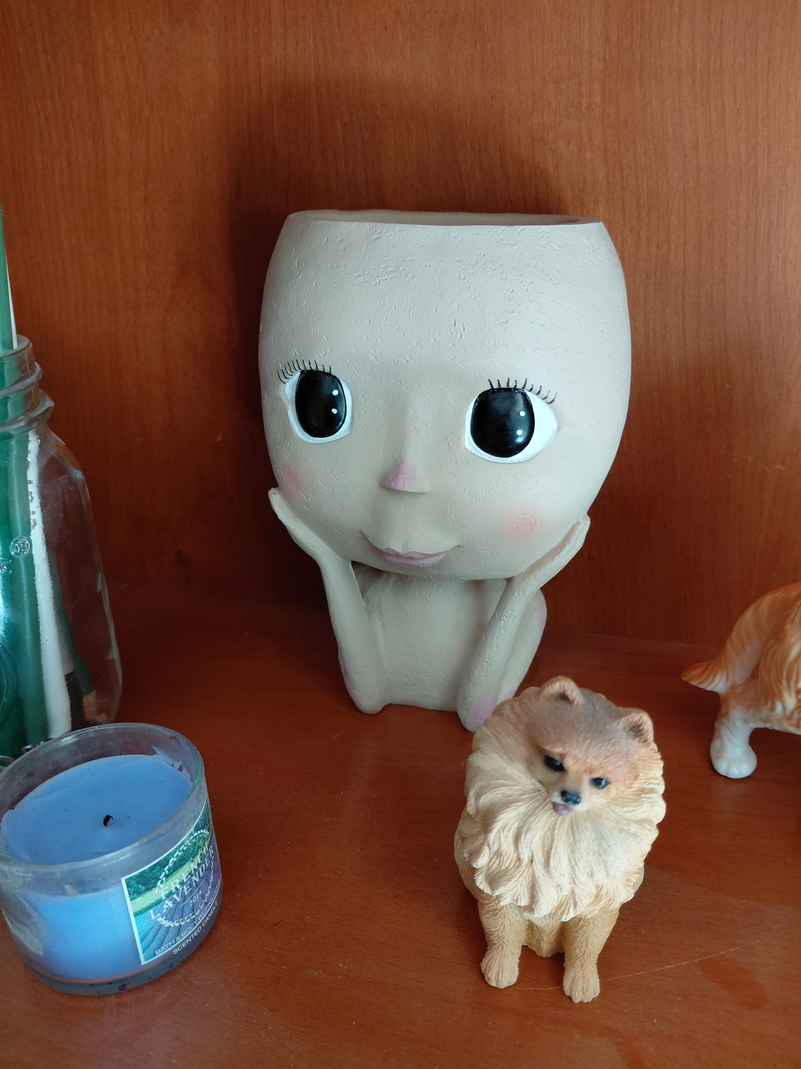 Contents of shelves shown - 9