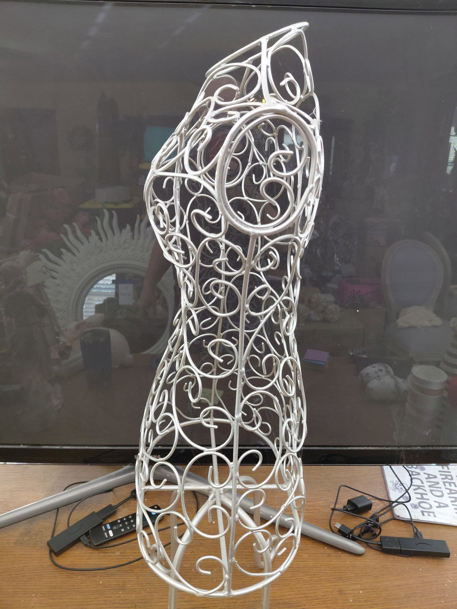 Decorative Metal Womens Form - 6