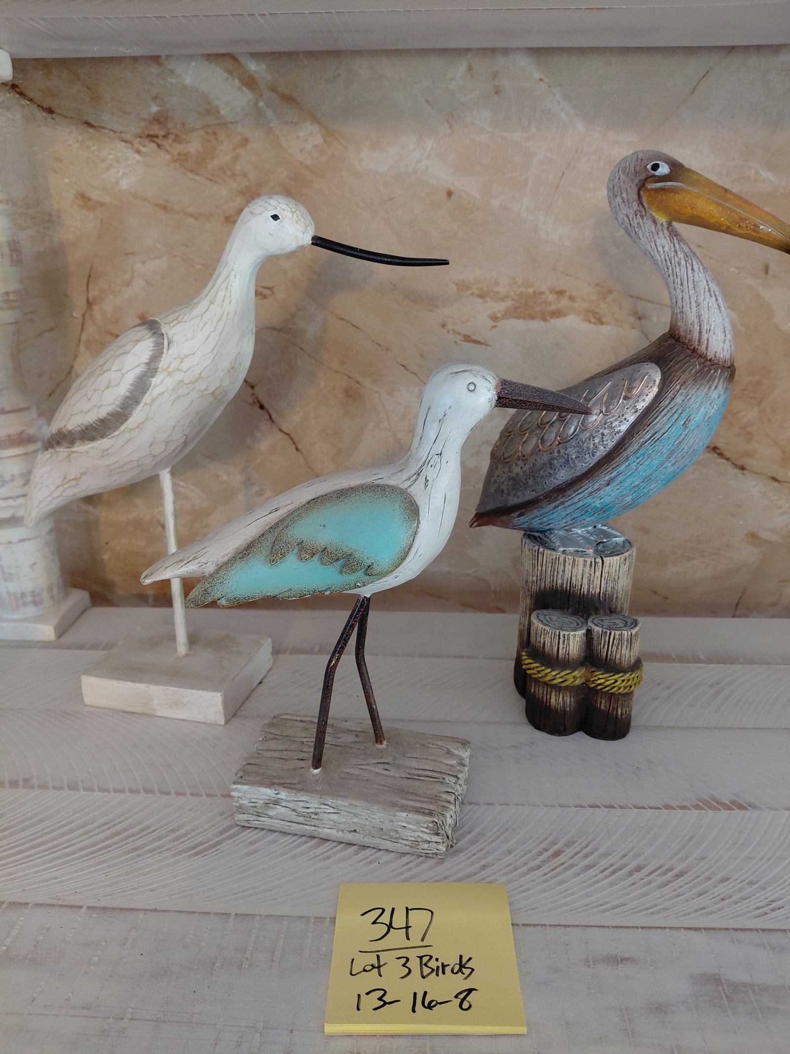 Lot of Sea Bird Statues - 2