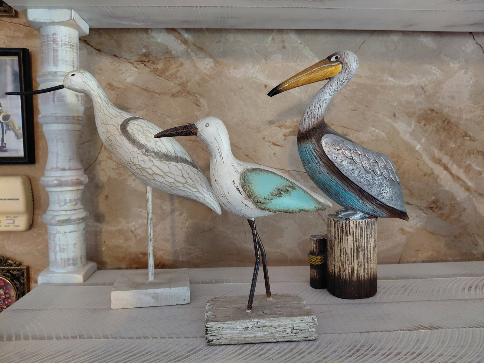 Lot of Sea Bird Statues - 6