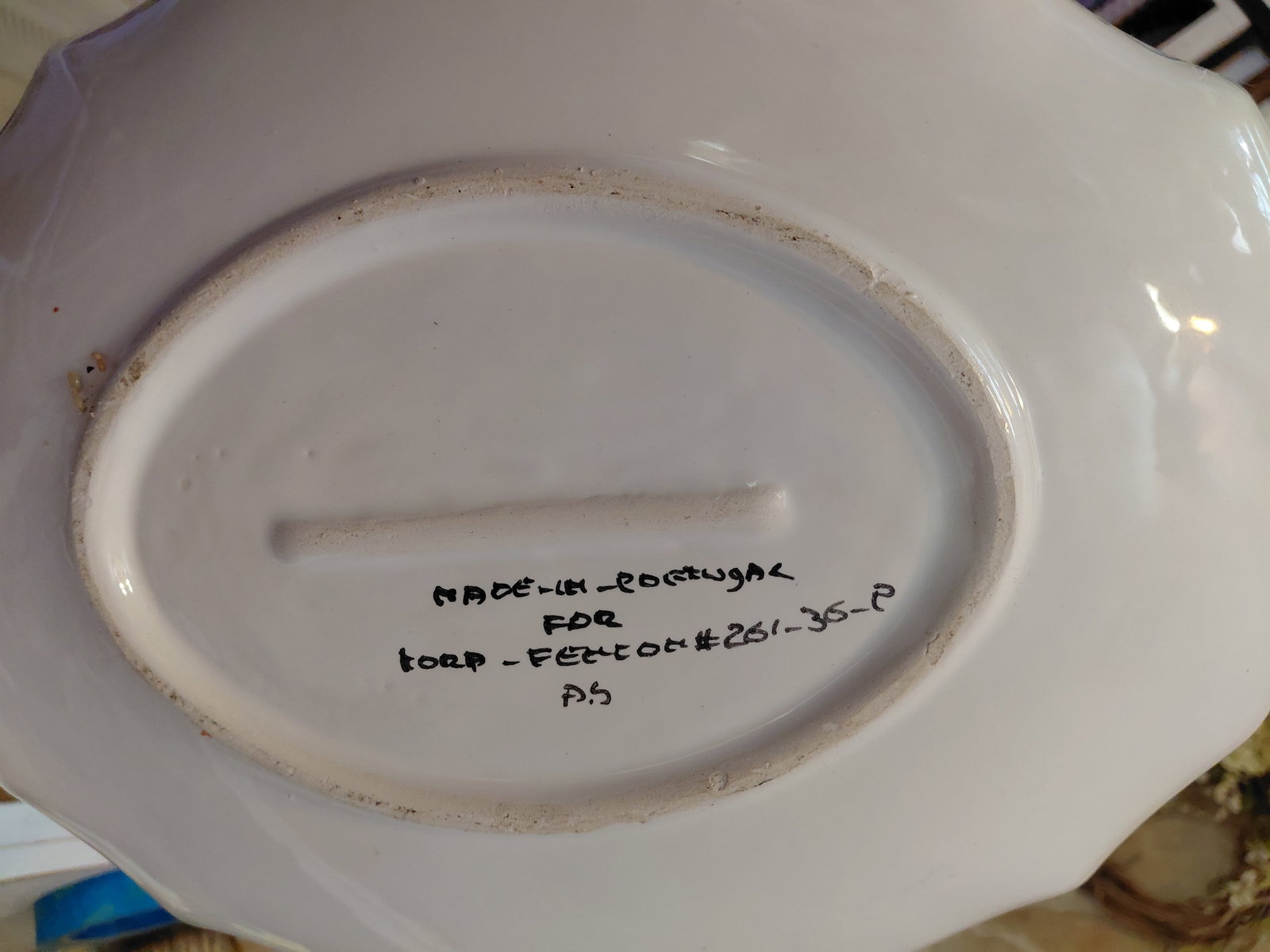 Vintage Portugese Soup Turene and Platter - 6
