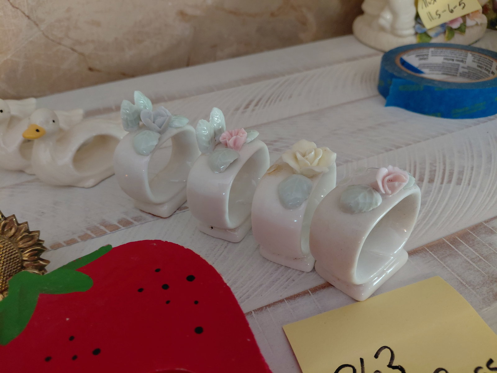 Large Napkin Ring Lot / As seen - 4