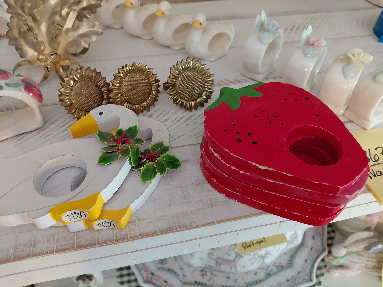 Large Napkin Ring Lot / As seen - 6