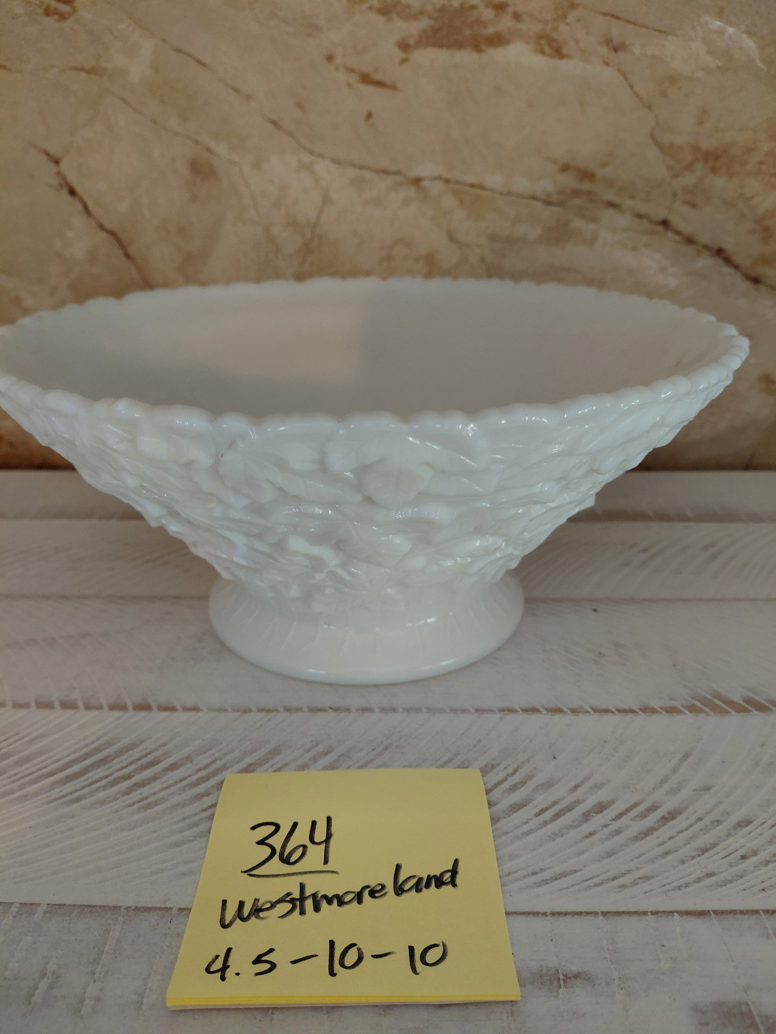 Vintage Westmoreland Milkglass Fruit Bowl - 2
