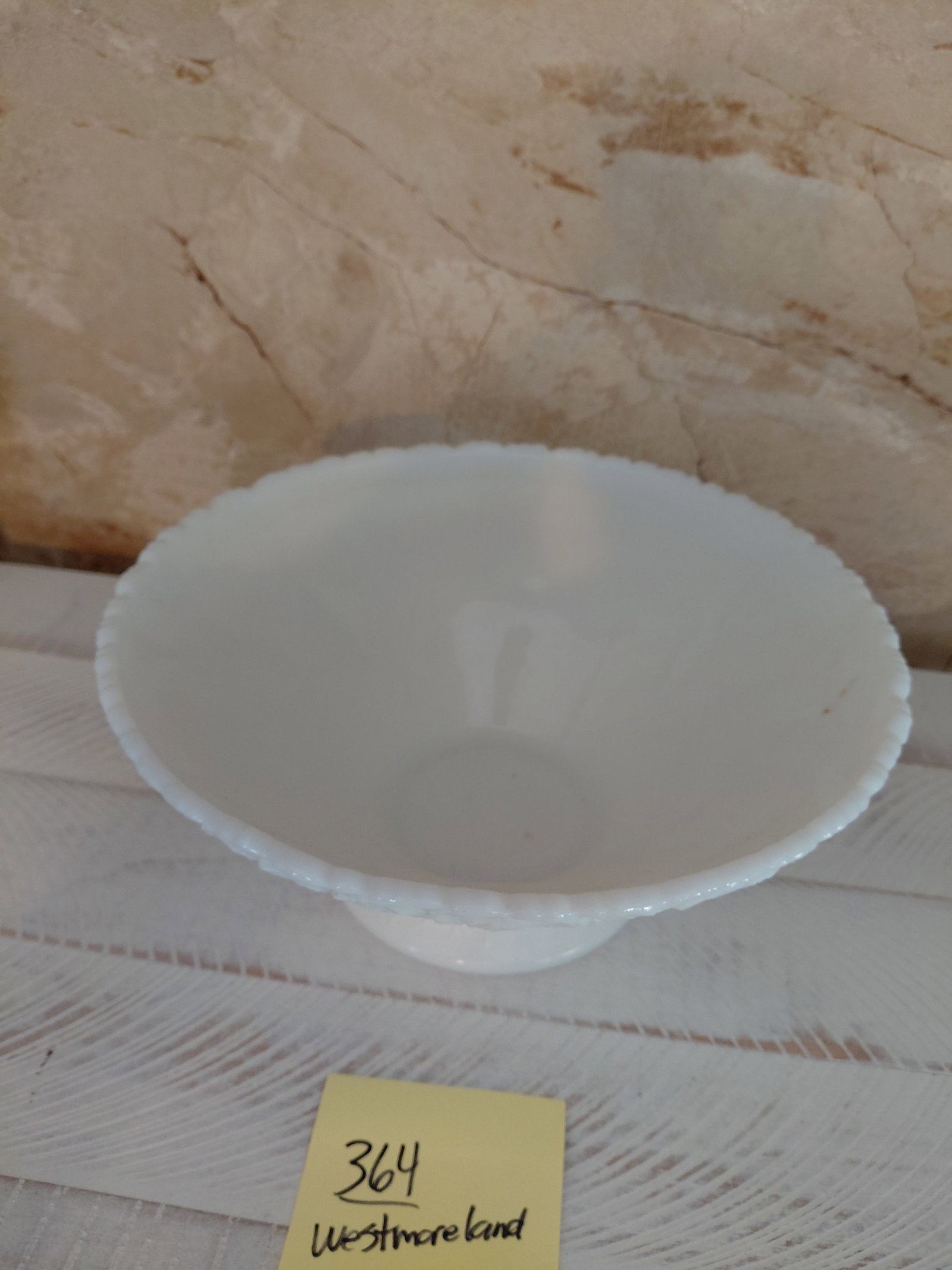 Vintage Westmoreland Milkglass Fruit Bowl - 3