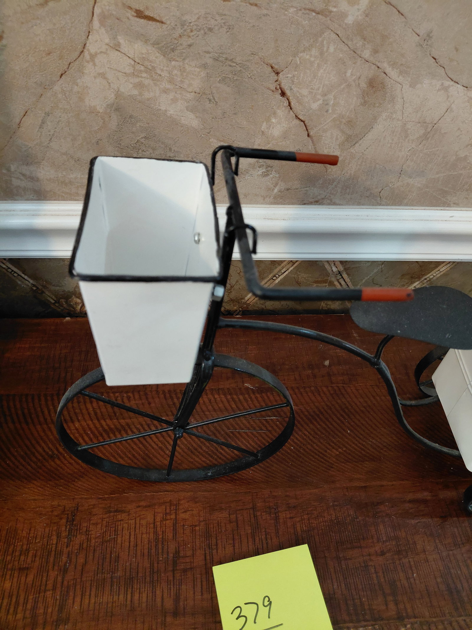 Decorative Metal Tri-Cycle Planter - 3