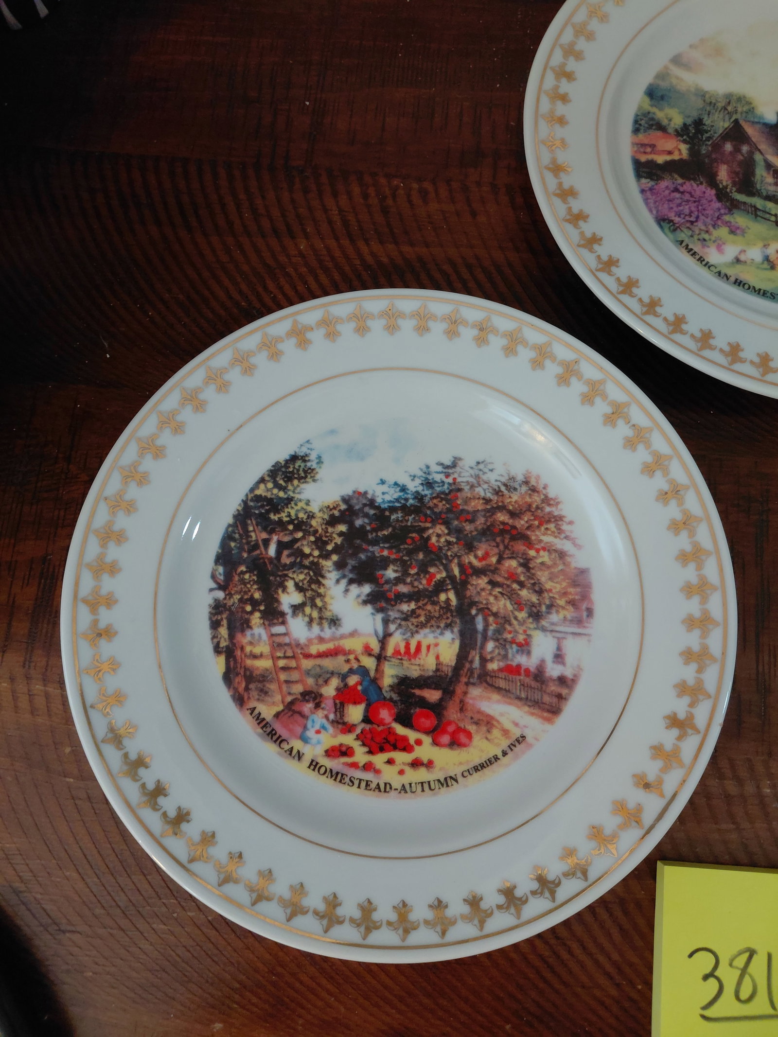Currier & Ives Season Plates - 3