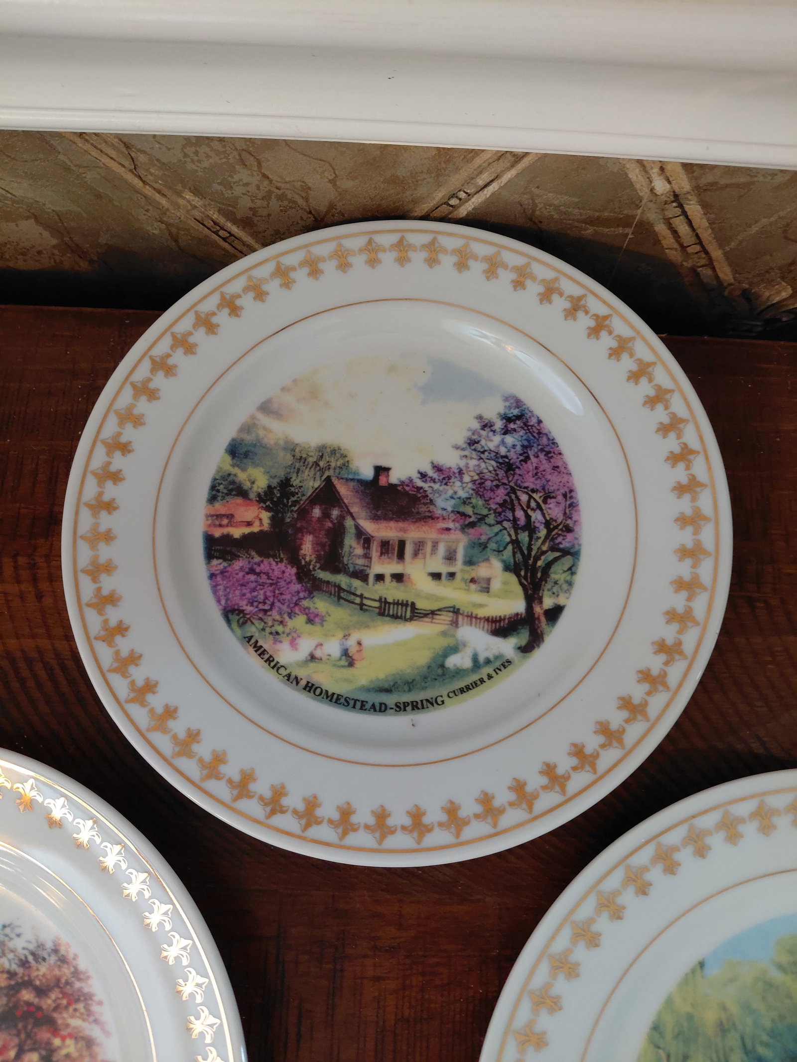 Currier & Ives Season Plates - 4