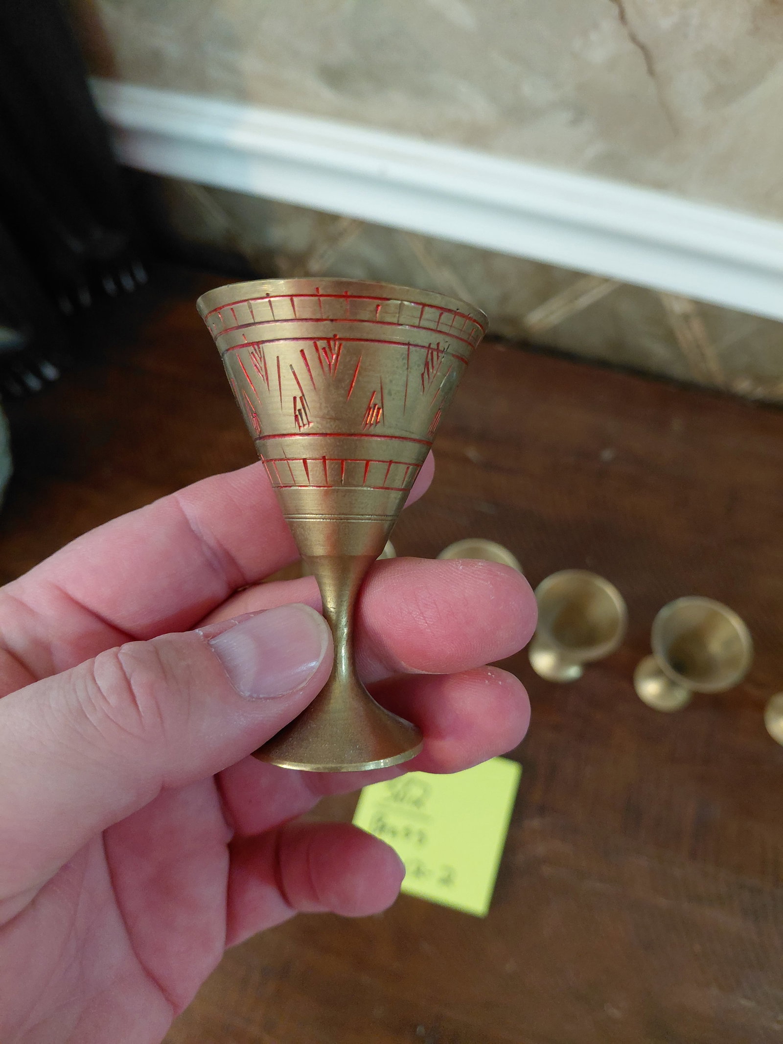 Set of Brass Small Goblets - 3