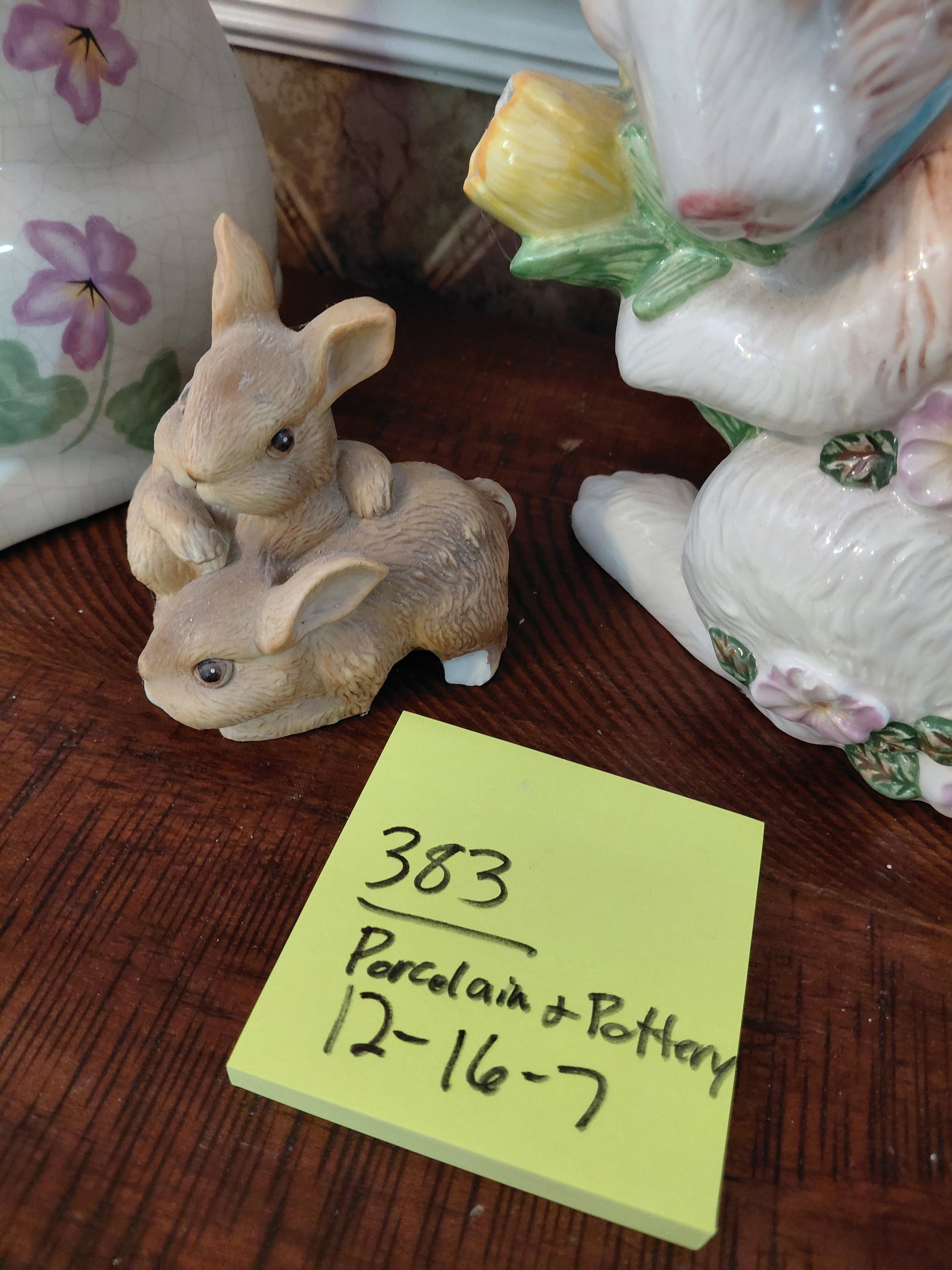 Lot of Porcelain and Ceramic Bunnys - 2
