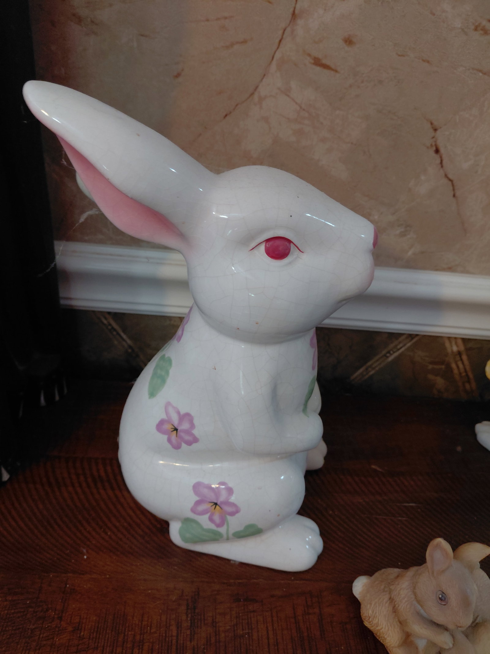 Lot of Porcelain and Ceramic Bunnys - 7
