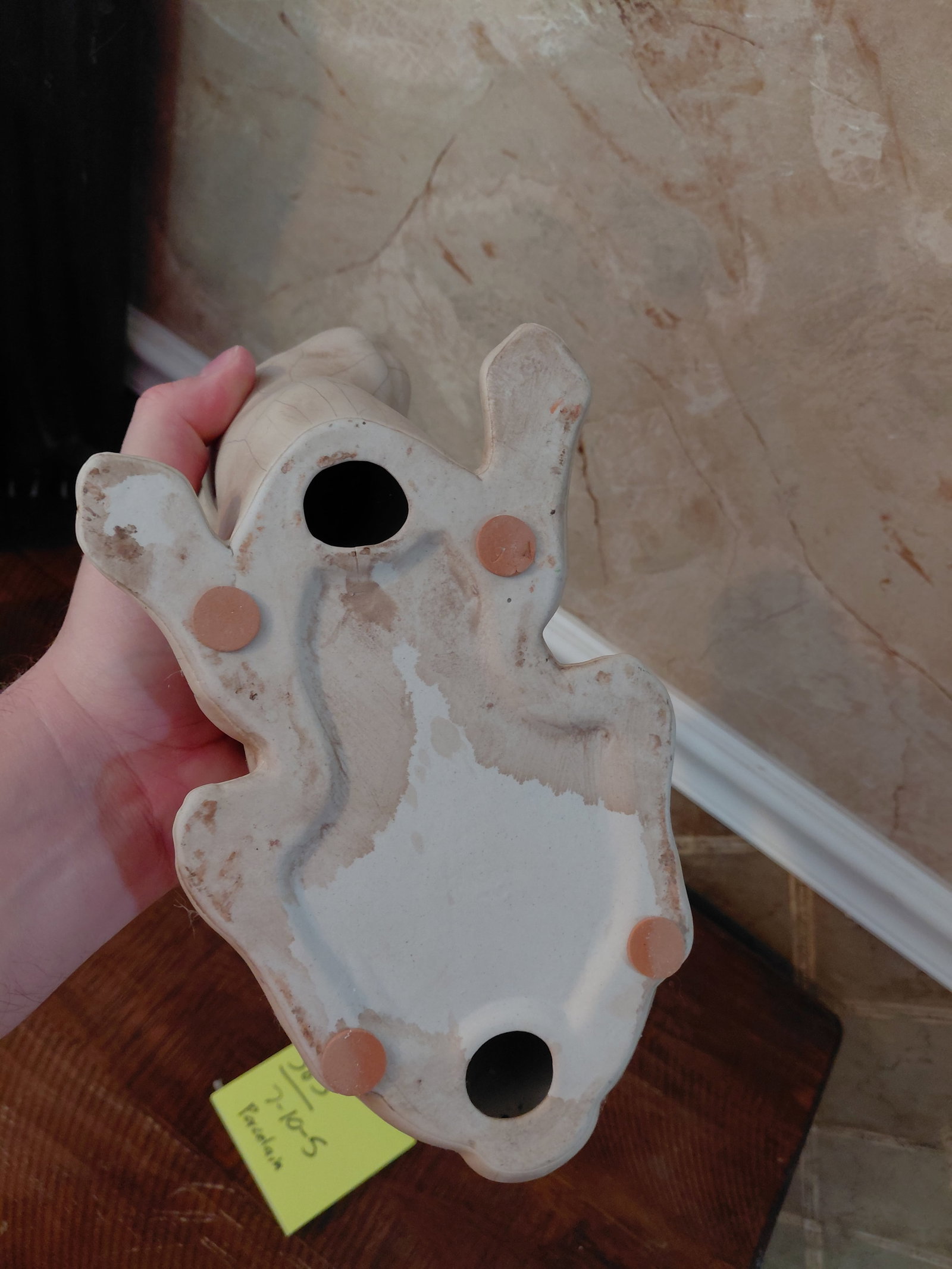 Porcelain Rabbit Statue - 5