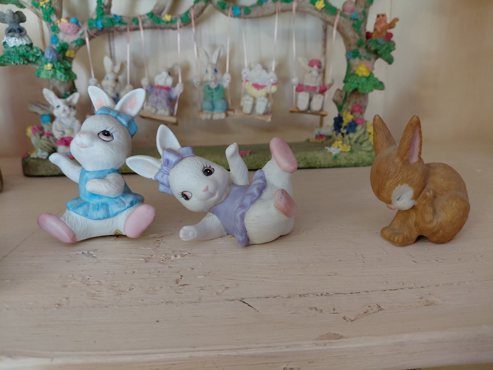 Lot of 10 Porcelain and Resin Rabbits - 6