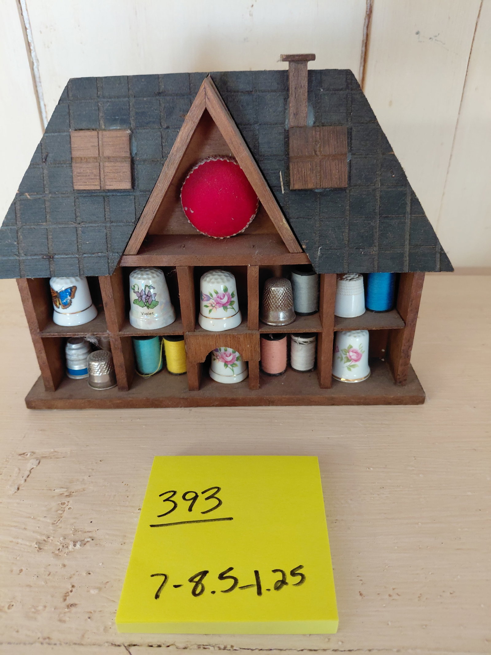 Thimbles on House Wall Shelf / as seen - 2