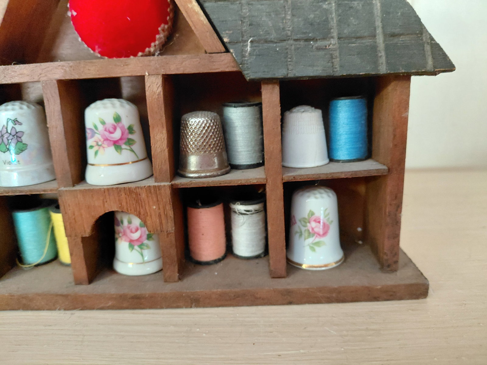 Thimbles on House Wall Shelf / as seen - 4