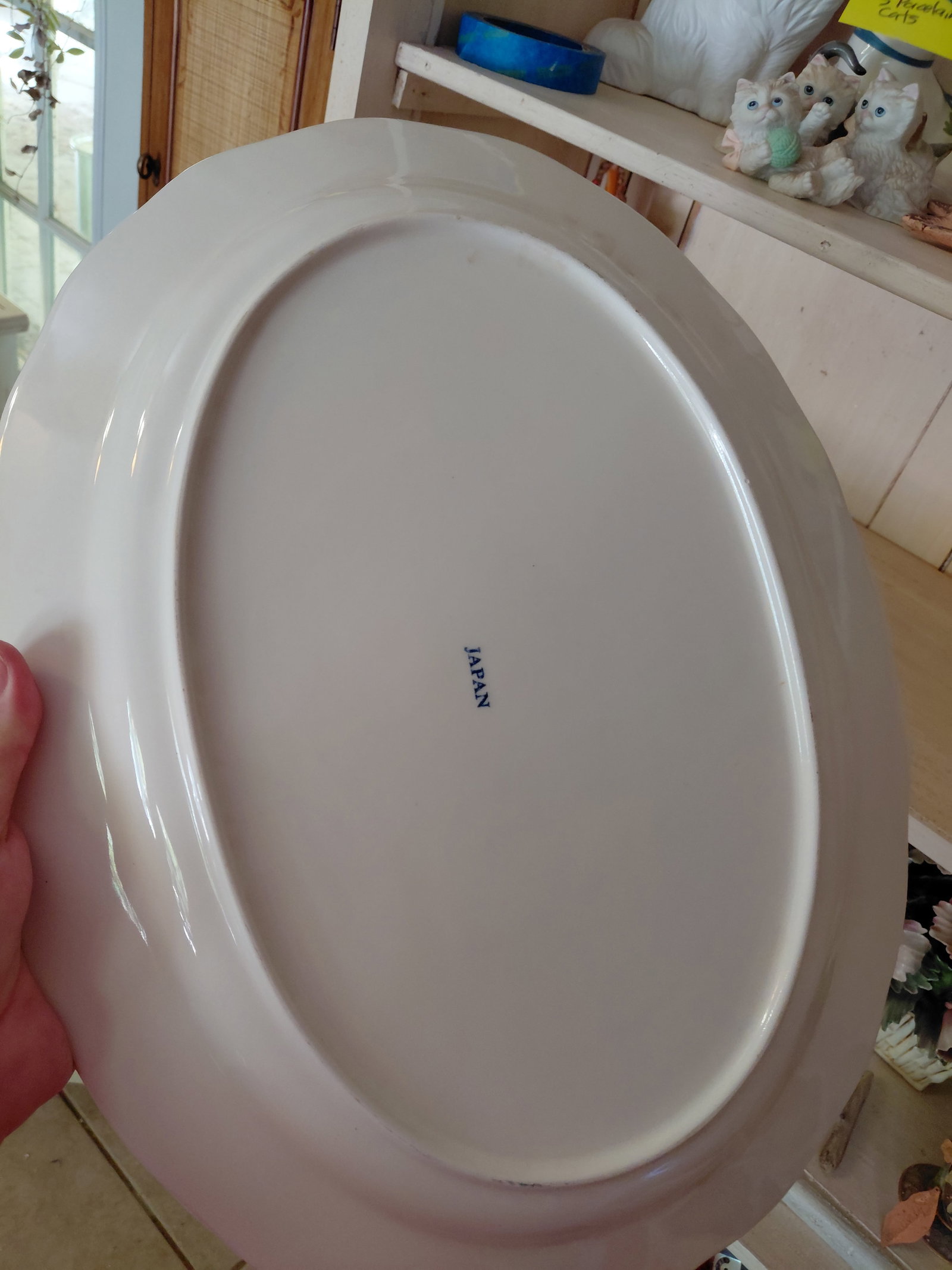 Large Blue Willow Style Platter - 5
