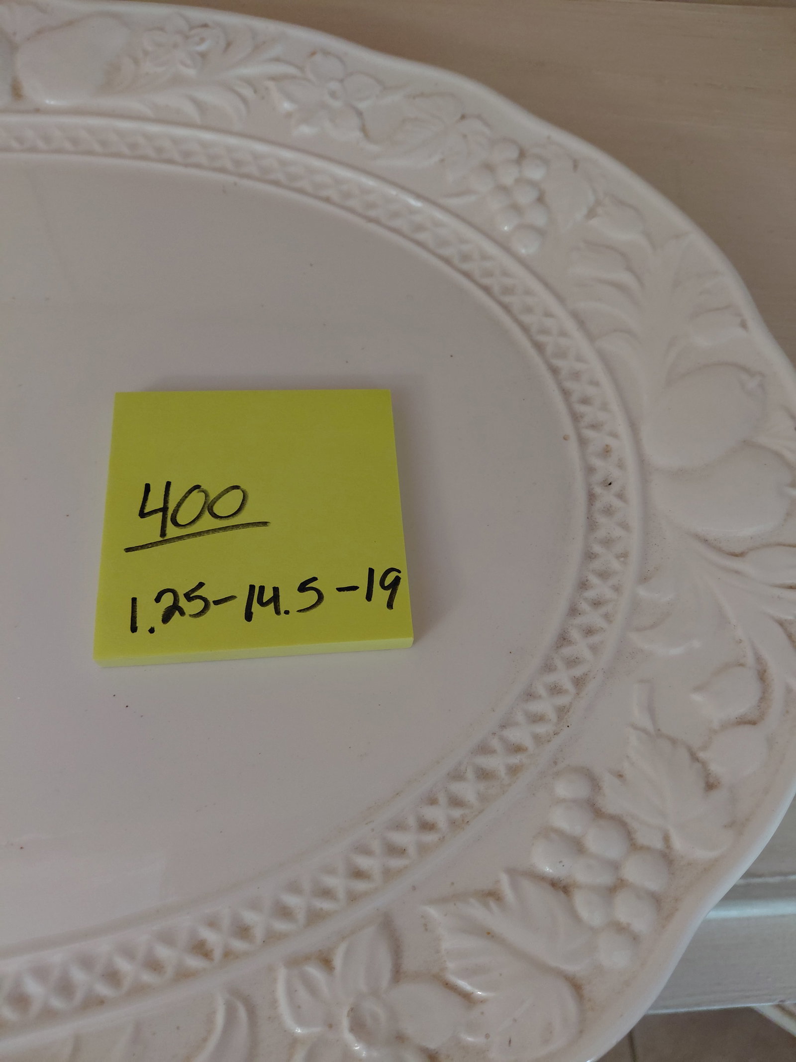 Large White Platter - 2