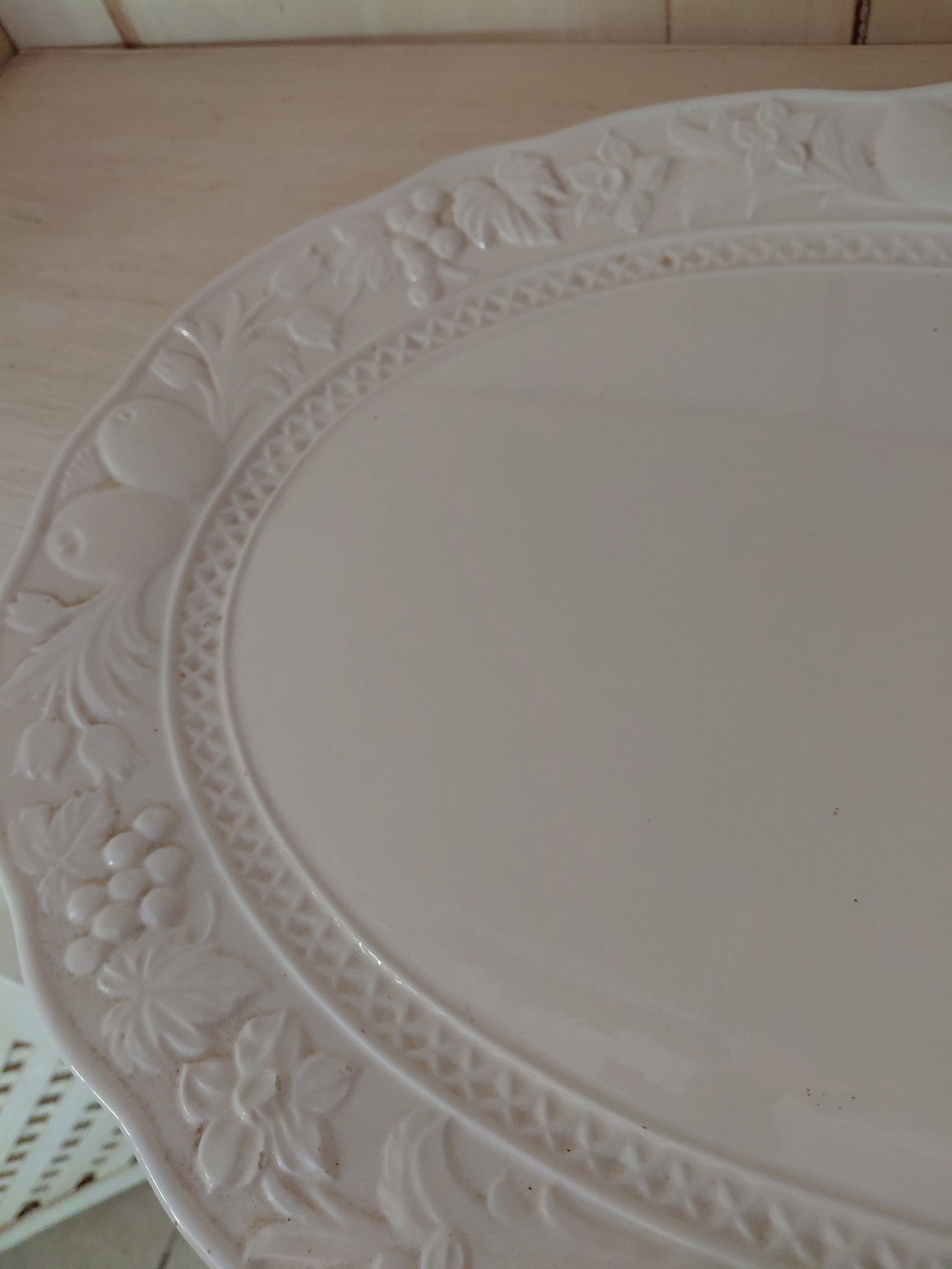 Large White Platter - 3