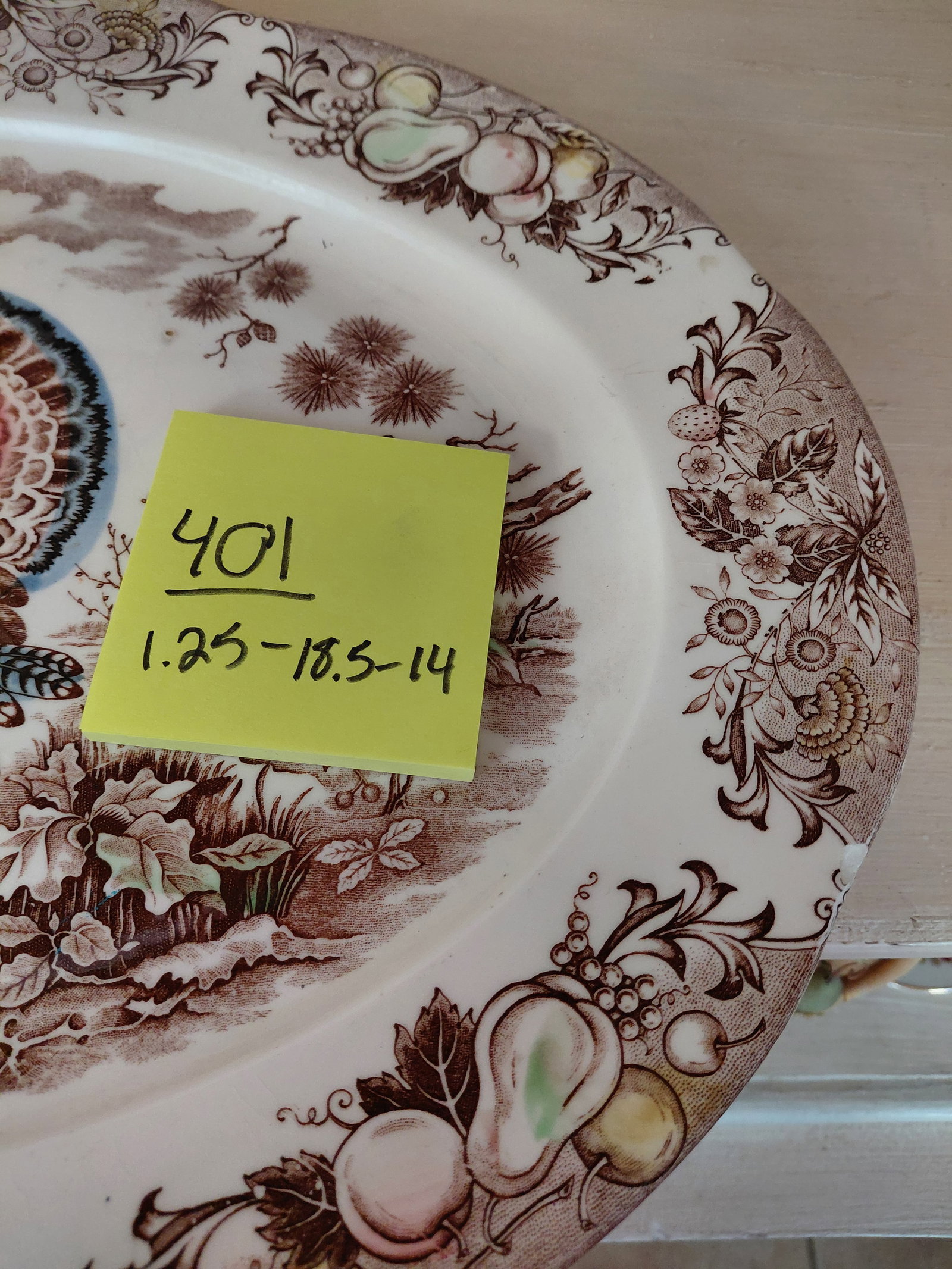 Large Turkey Platter/ As seen - 2