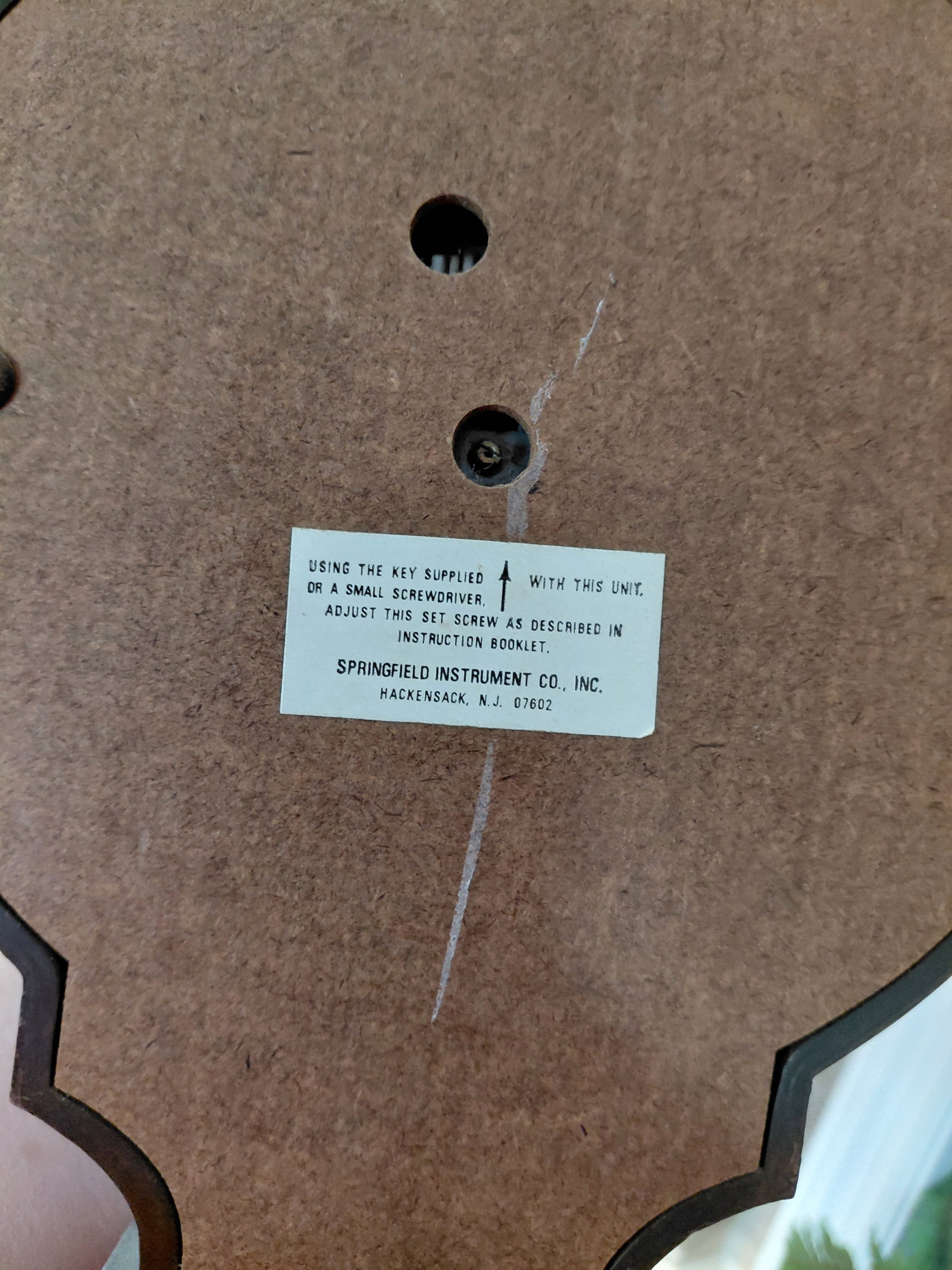 Vintage Springfield Barometer - 7