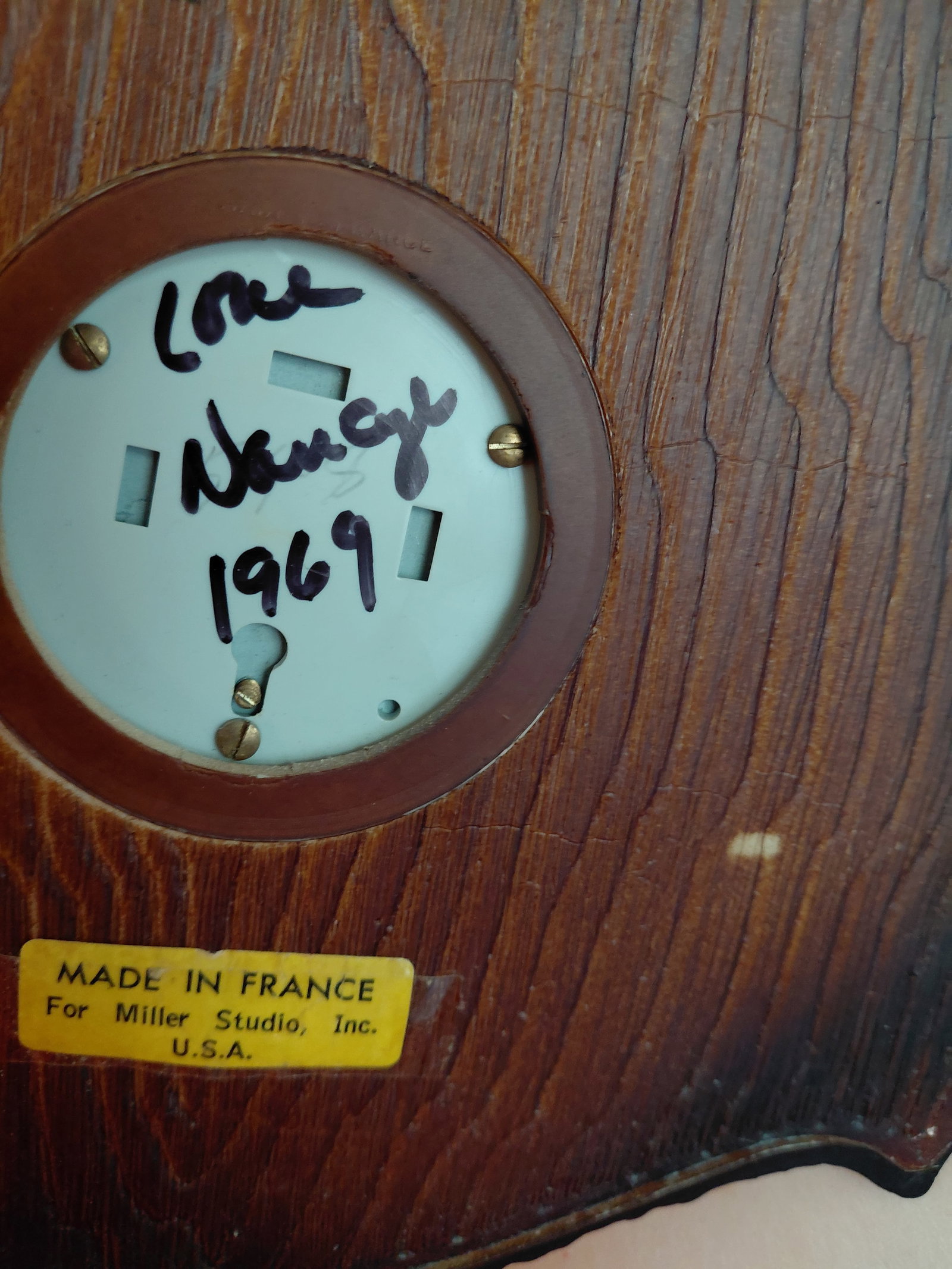 Vintage French Barometer / Rams Head - 6