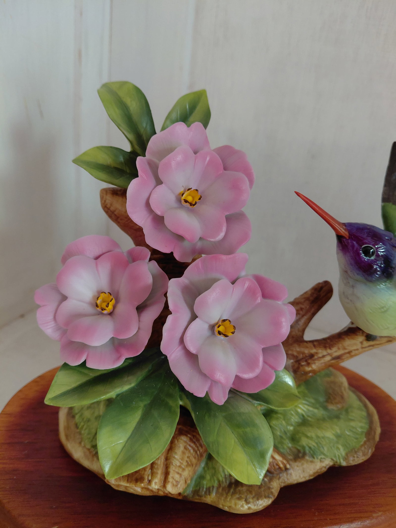 Andrea by Sadek Porcelain Statue / Hummingbird - 4