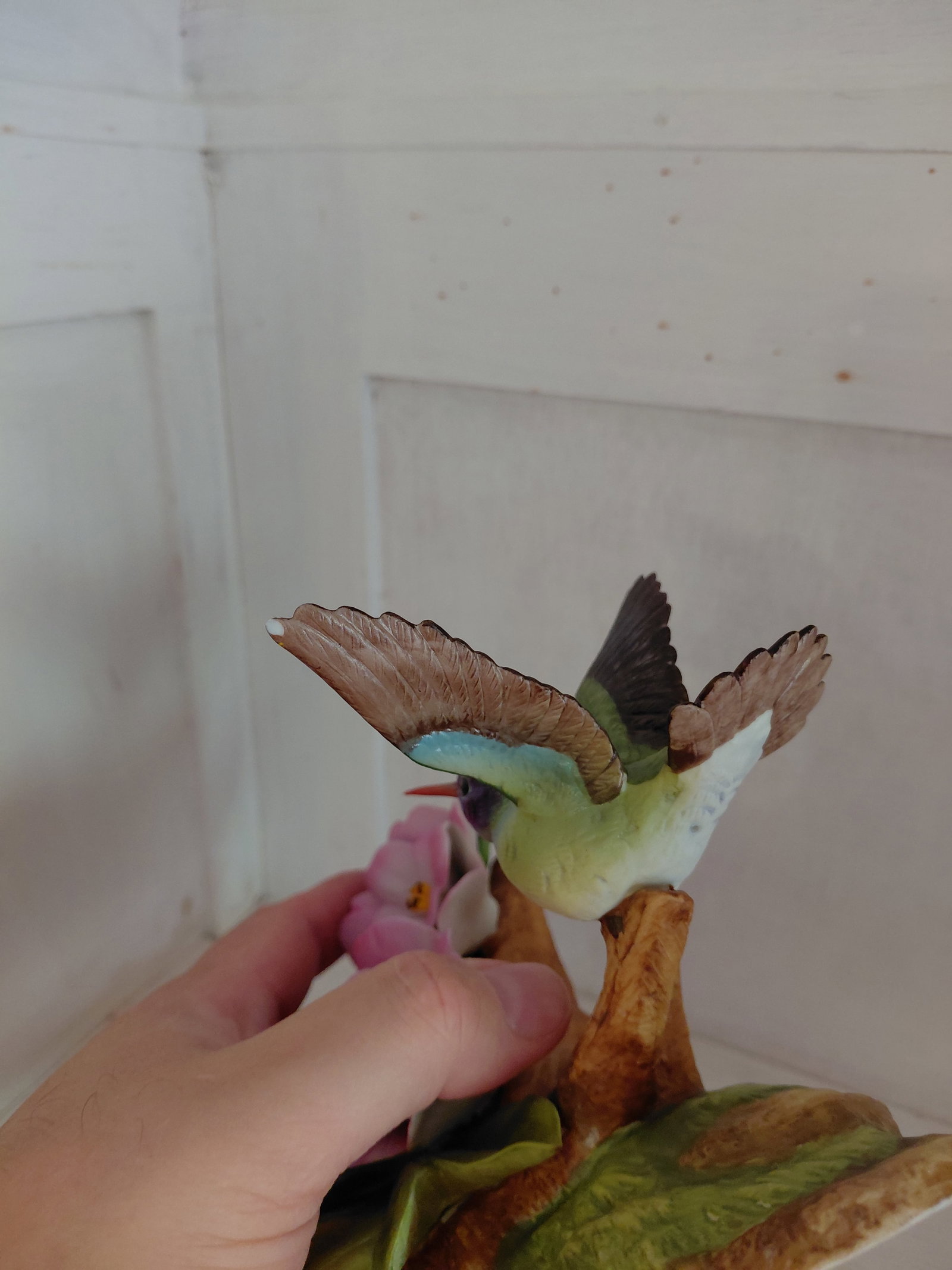 Andrea by Sadek Porcelain Statue / Hummingbird - 5