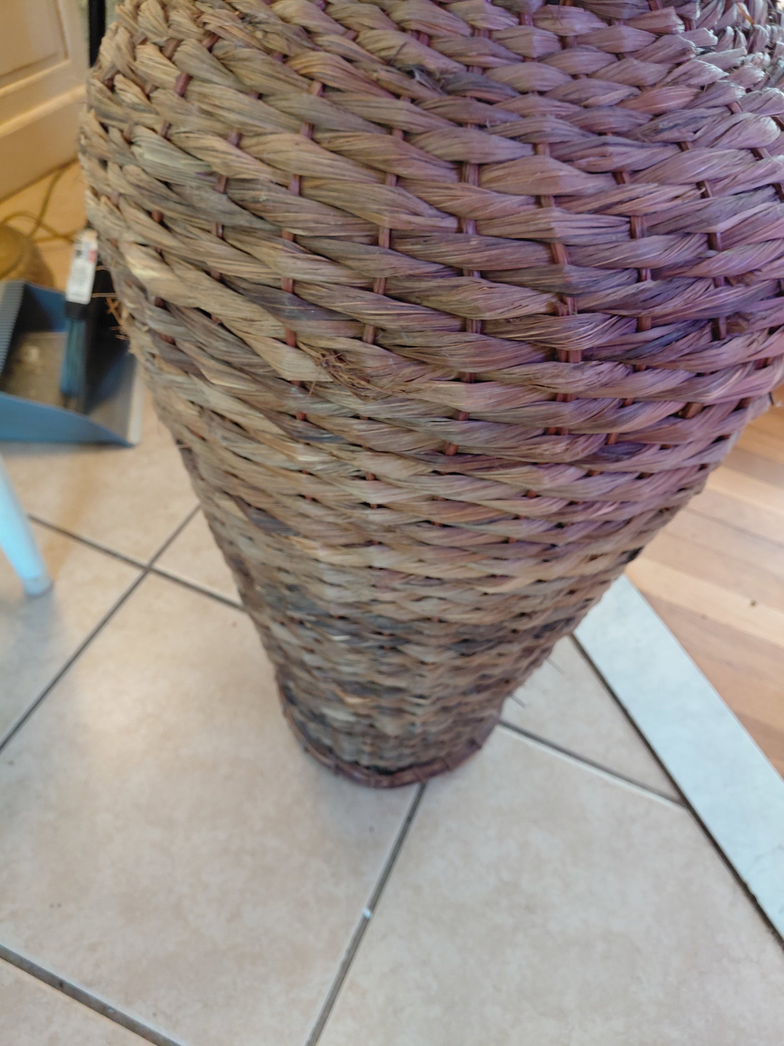 Medium Size Wicker Urn Basket - 5