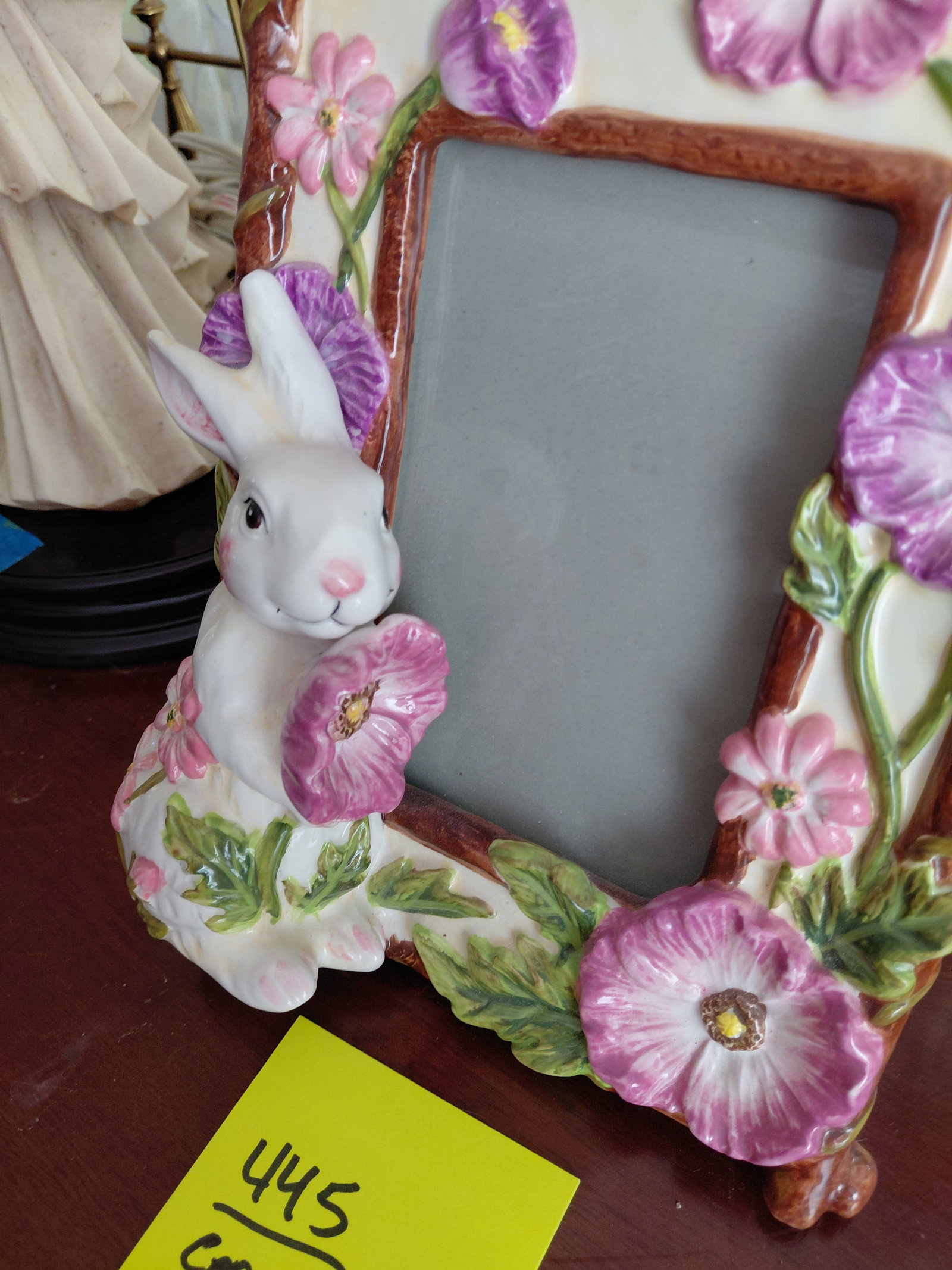 Porcelain Rabbit Picture Frame - 3