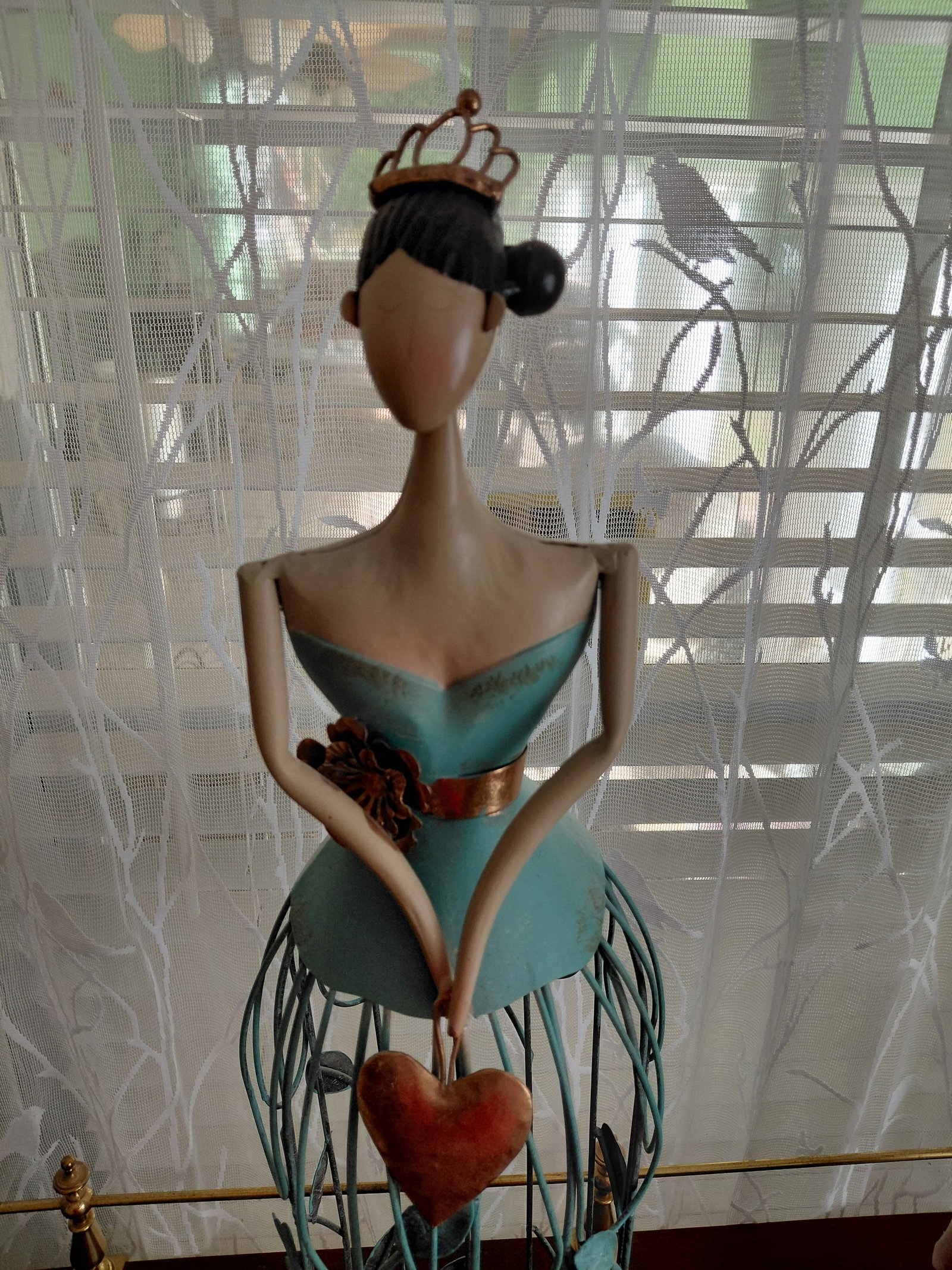 Large Metal Womens Figure Art Piece - 3