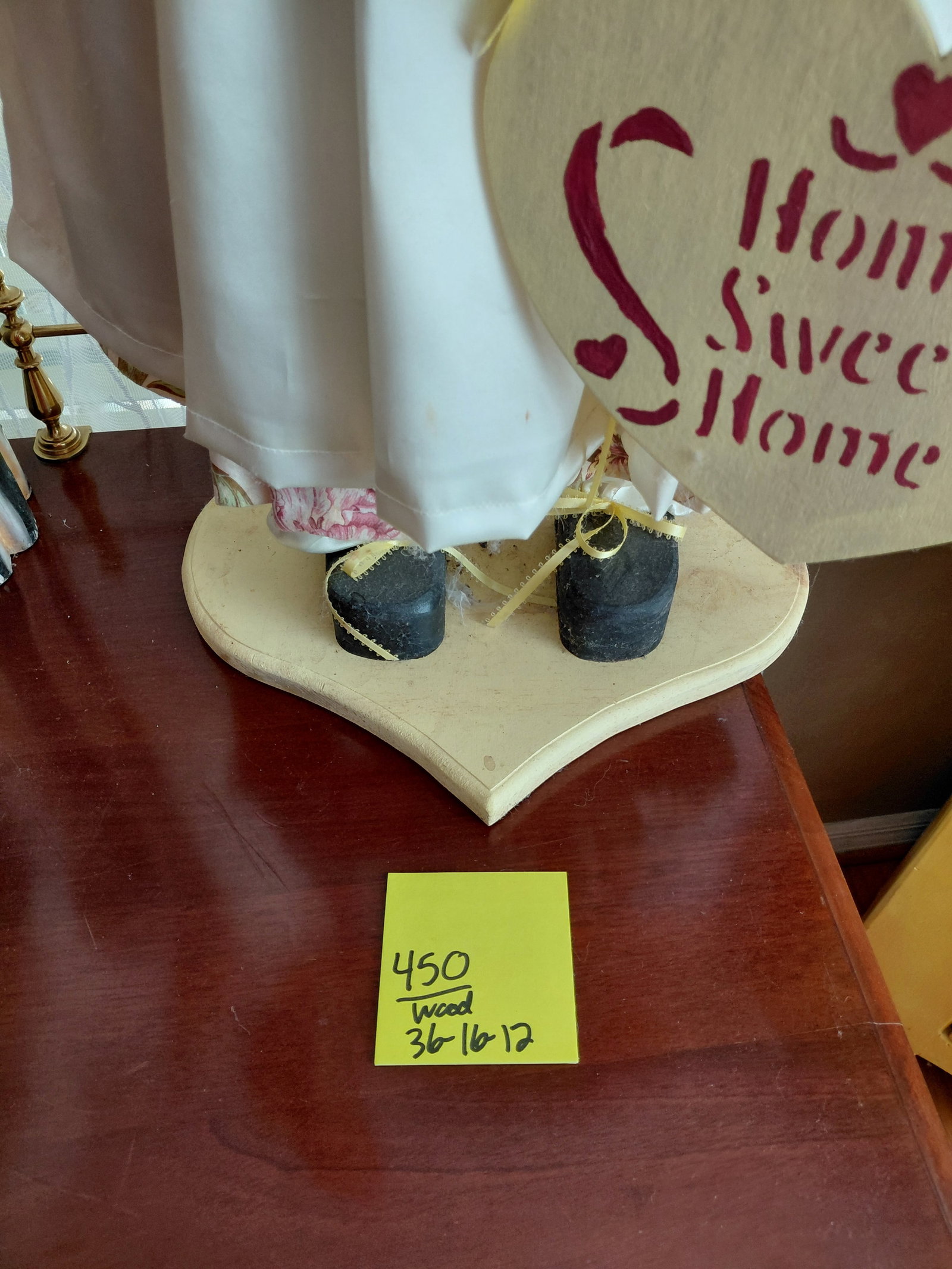 Wood Home Sweet Home Standing Figure - 2