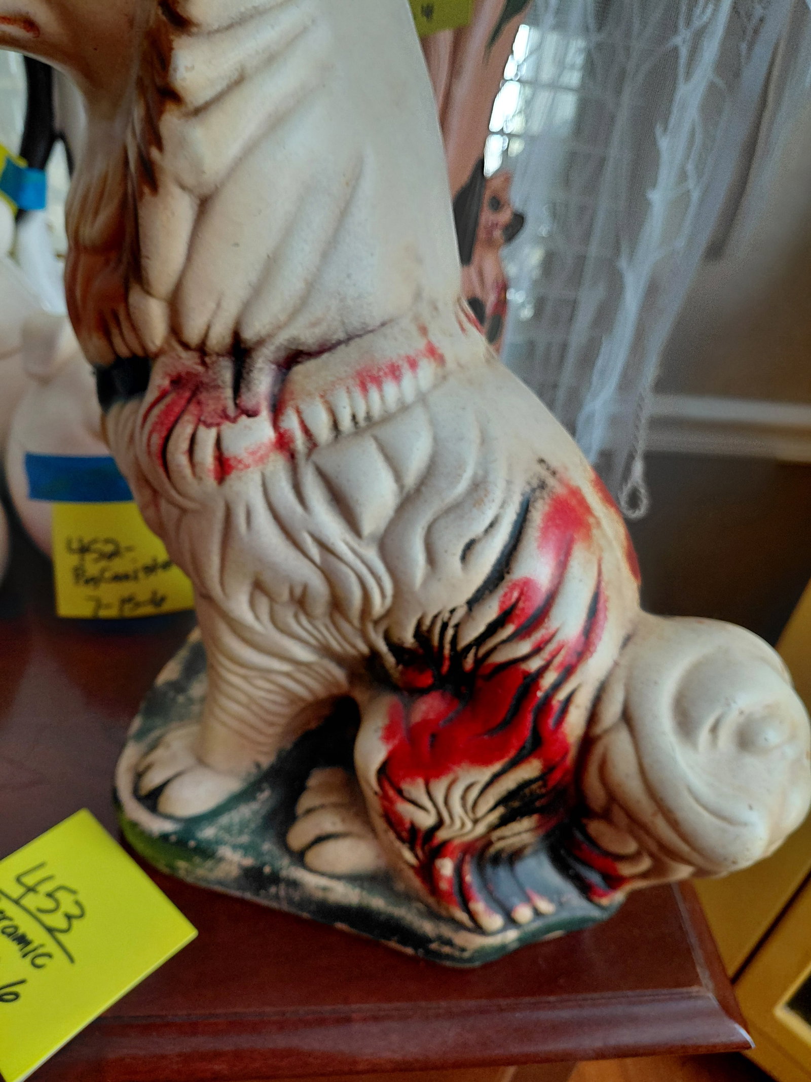 Vintage Mid Century Ceramic Collie Dog Statue - 5