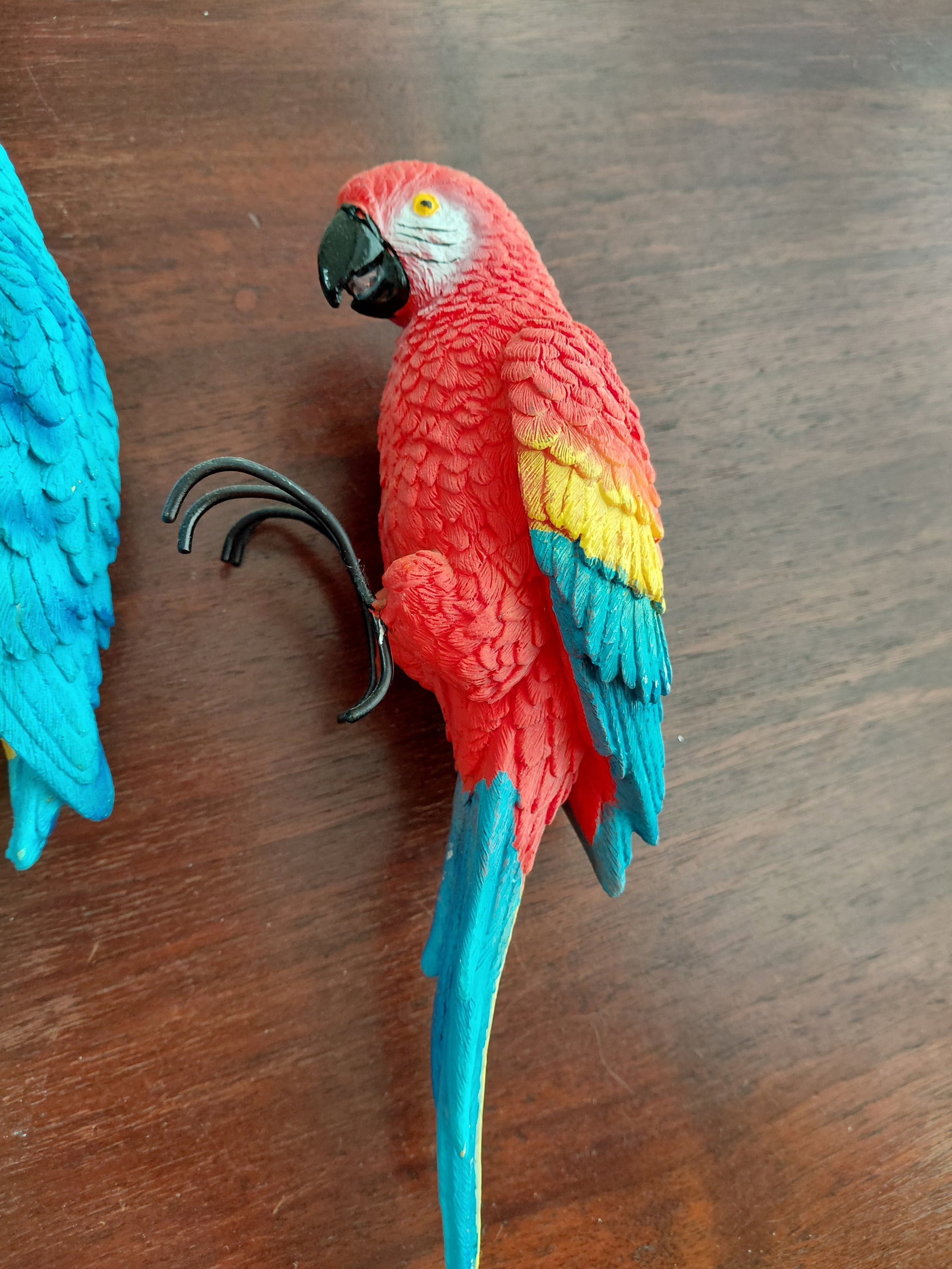 Lot of 4 Planter Hanger Parrots - 2