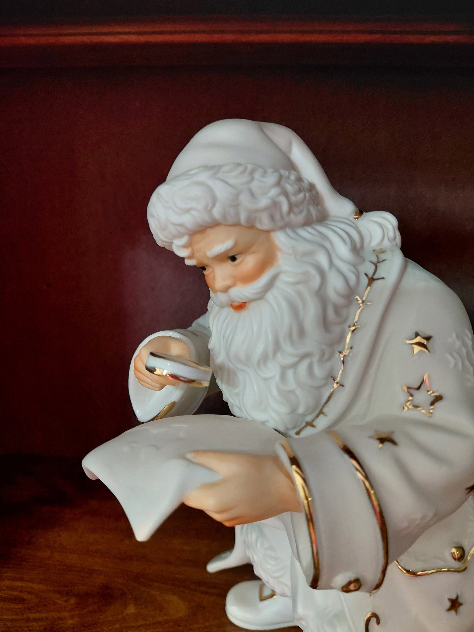 Large Porcelain Santa Clause Statue - 3
