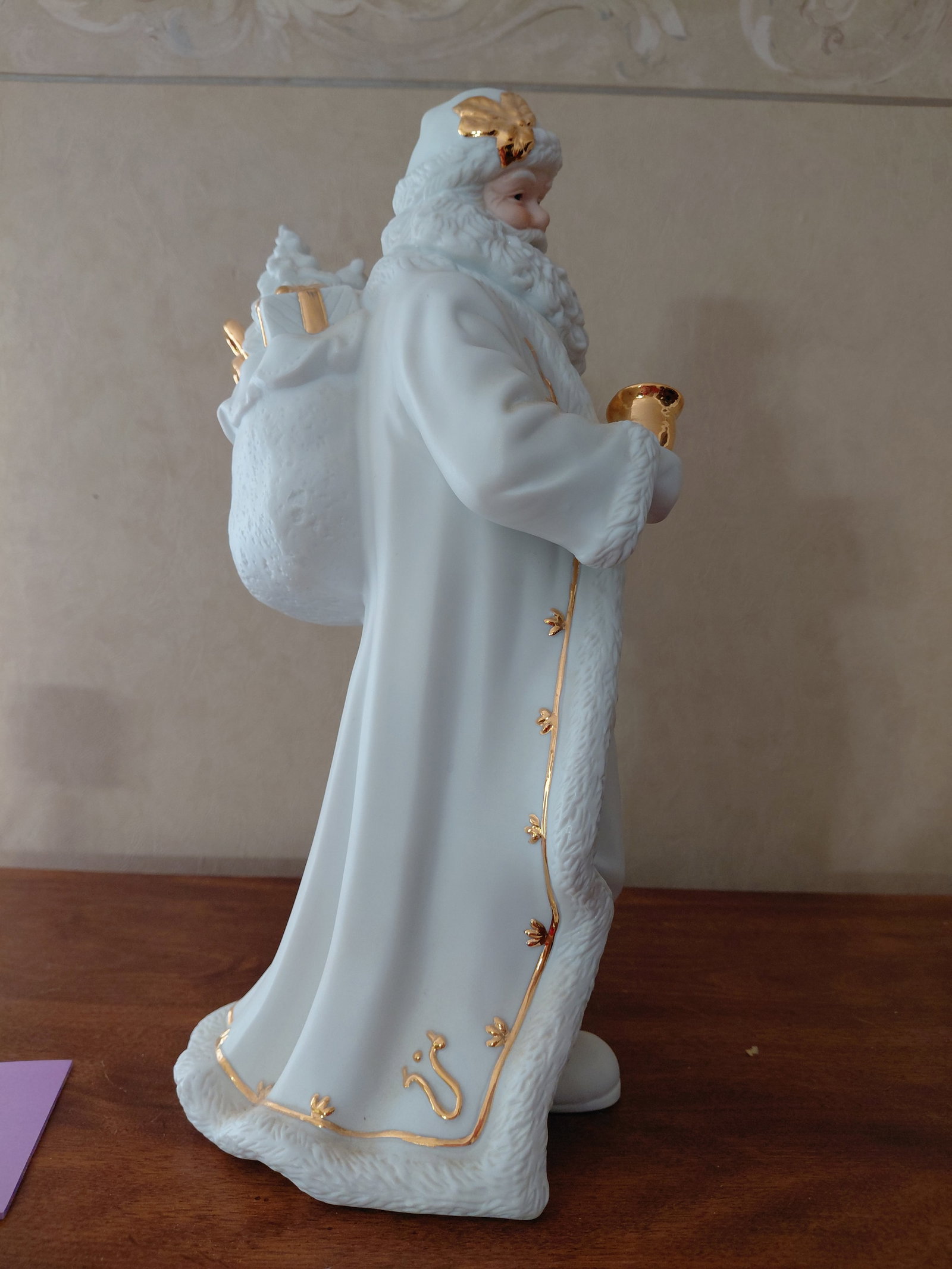 Large Porcelain Santa Statue - 6