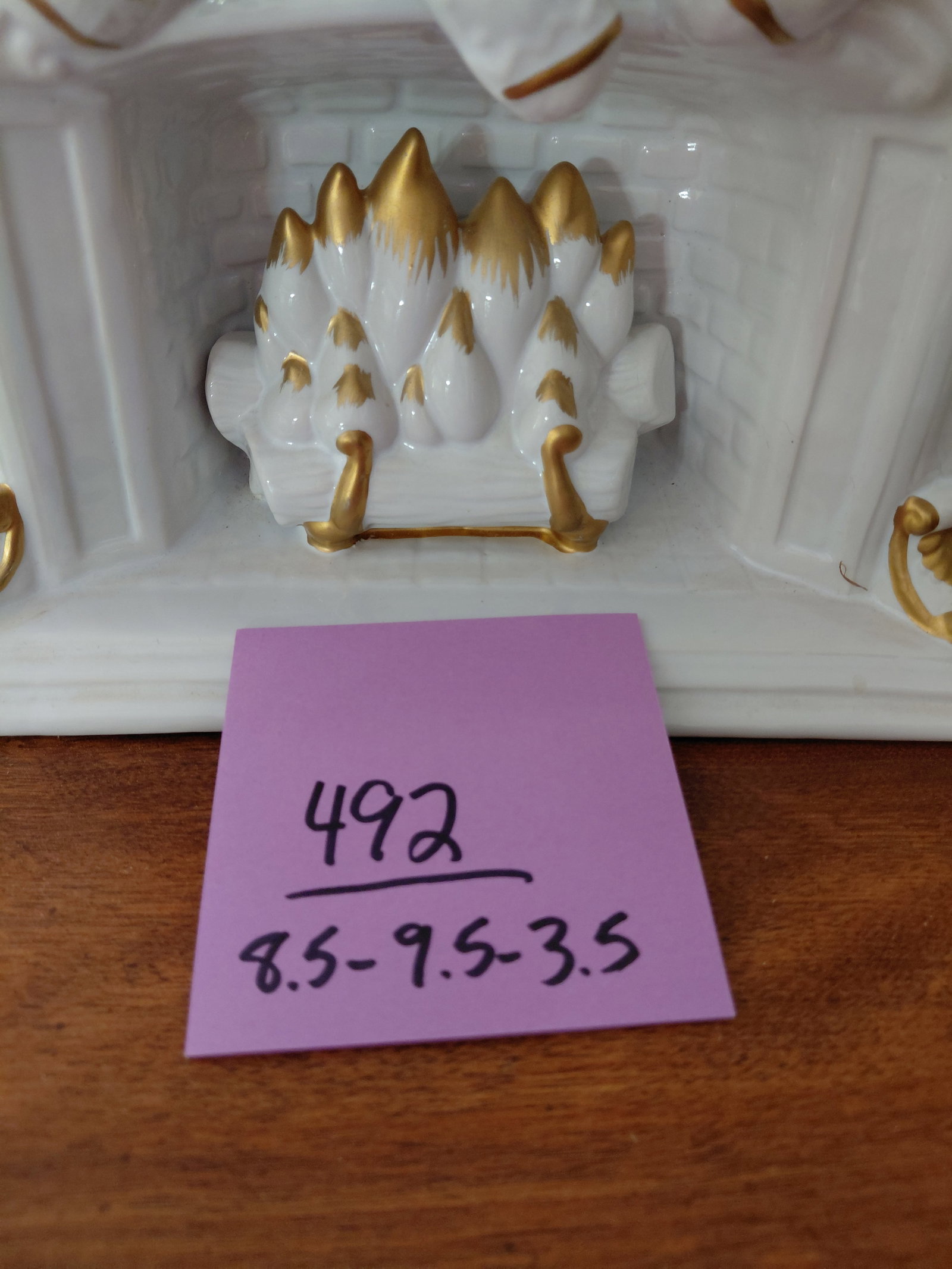 Large Porcelain Fireplace Statue - 2