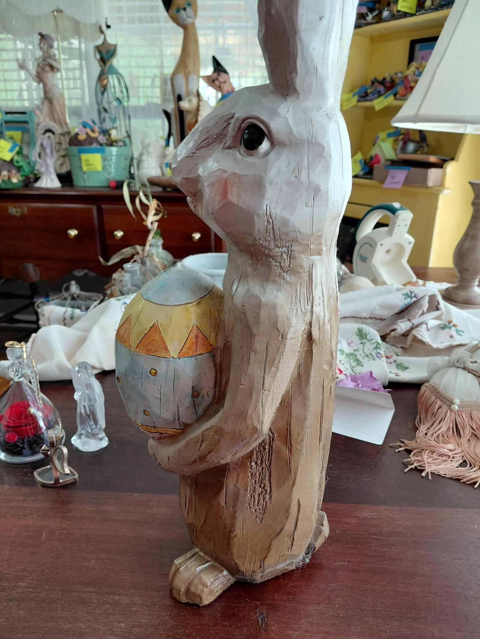 Large Resin Easter Bunny Statue - 5