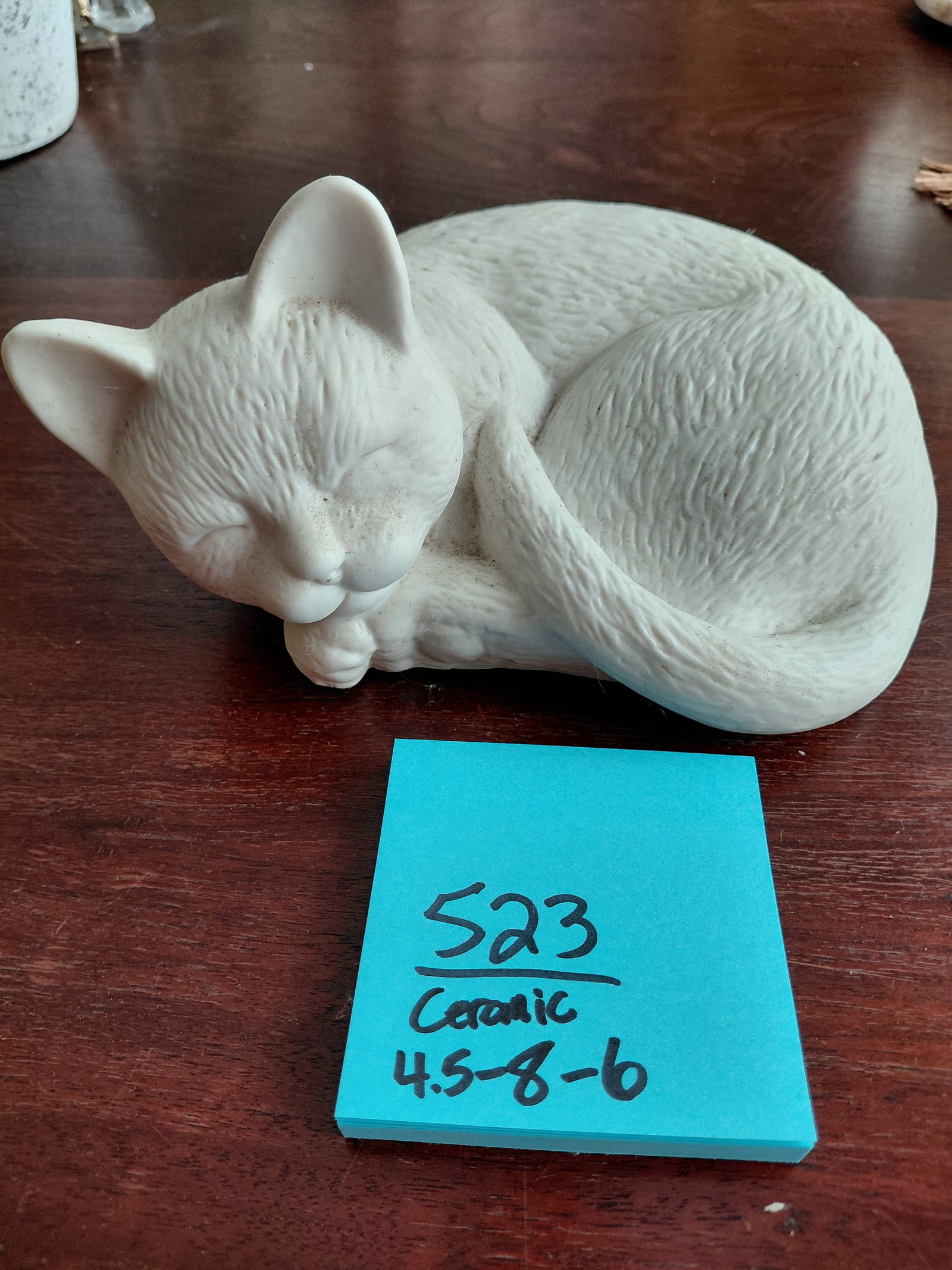 Ceramic Cat Statue - 2