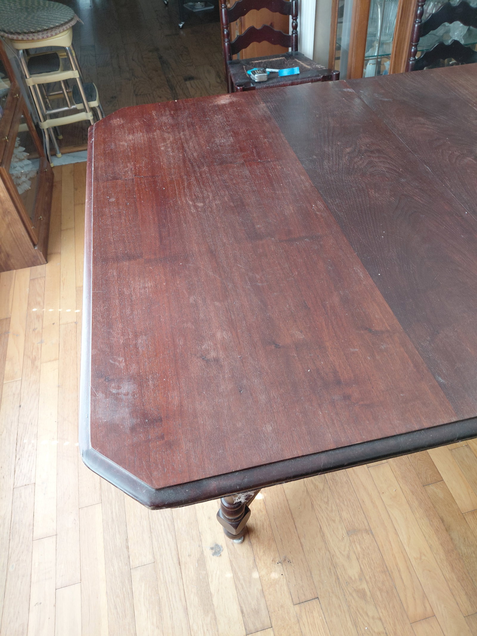 Walnut Dining Table / no leaves / as seen - 5