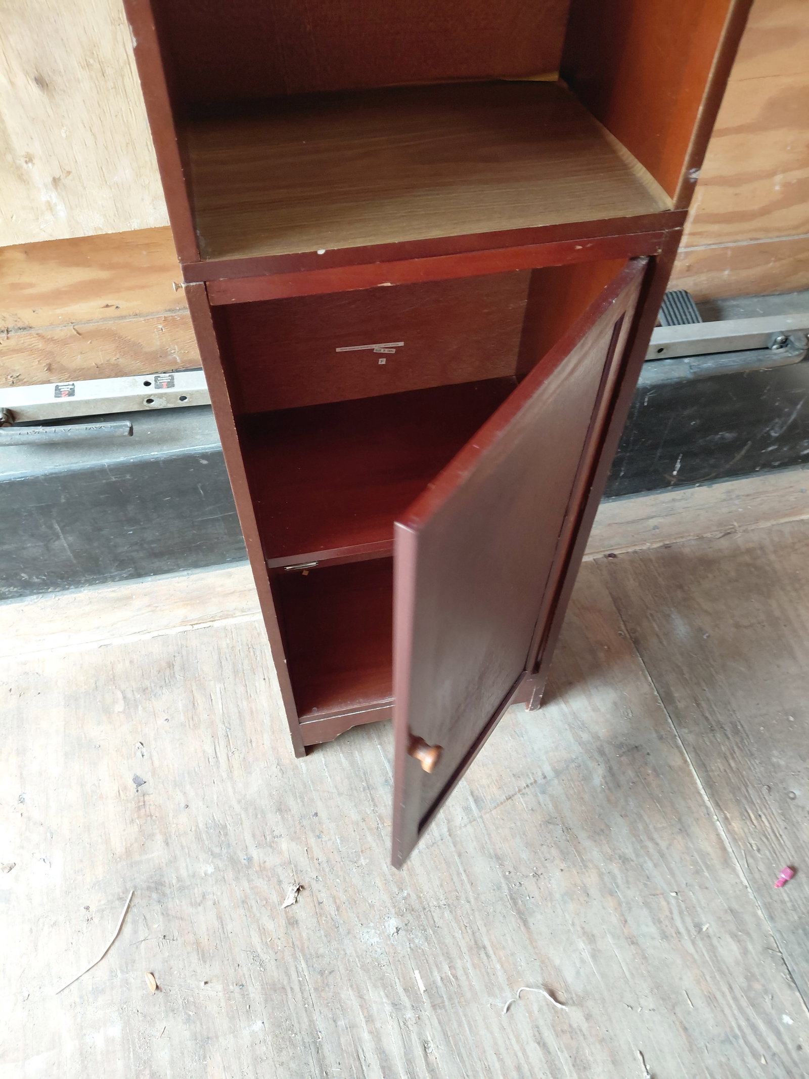 Tall Stand with Drawer / condition issue as seen - 3