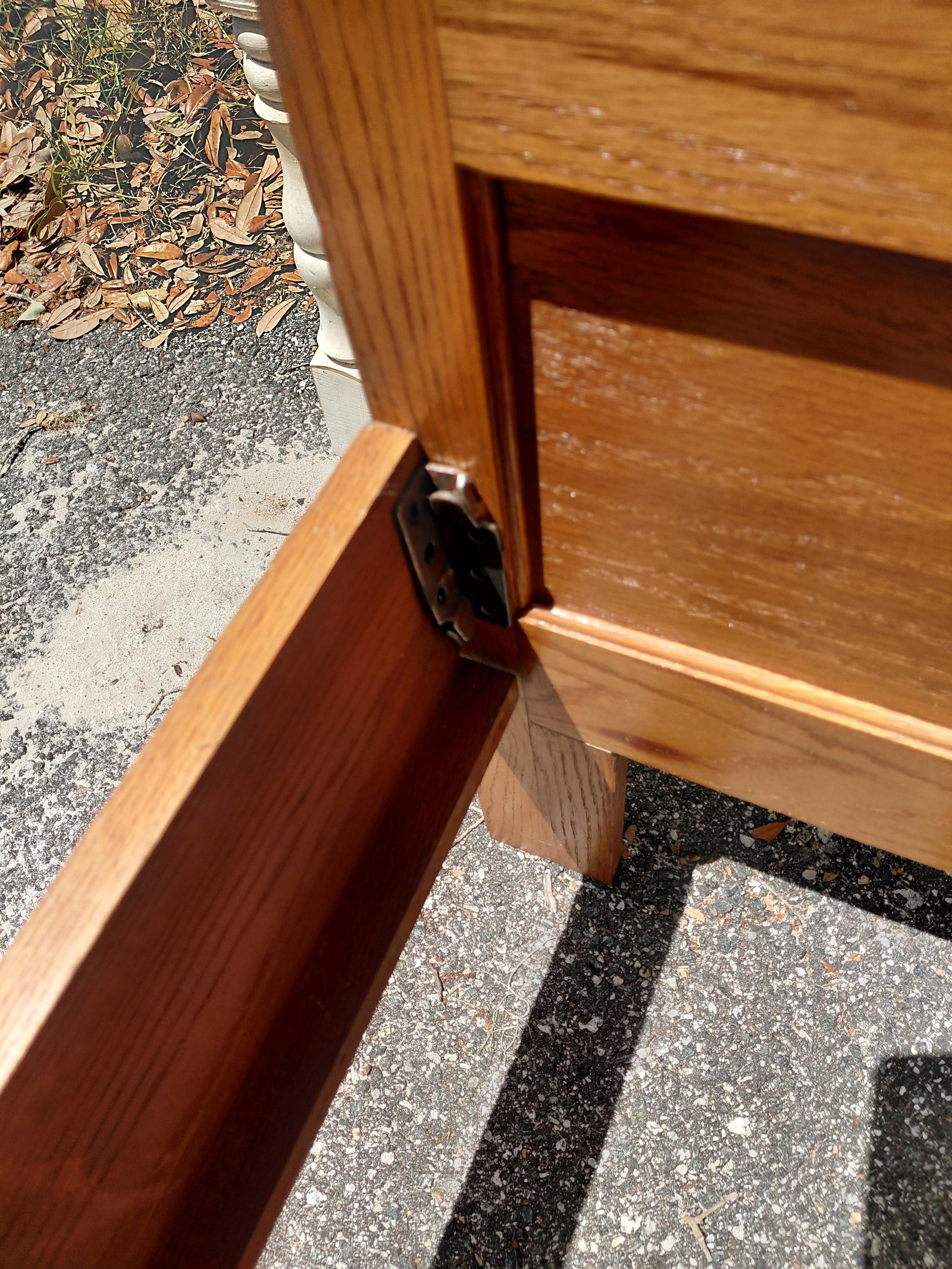 Contemporary Oak Bed - 6
