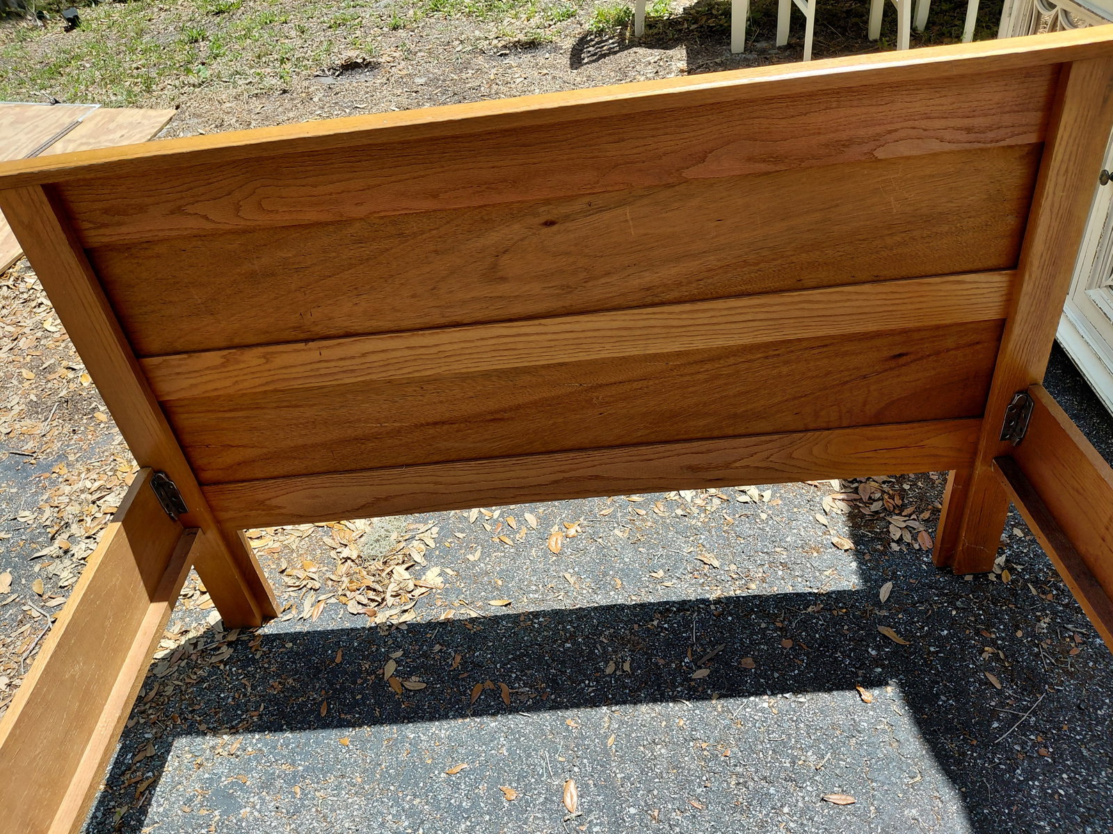 Contemporary Oak Bed - 7