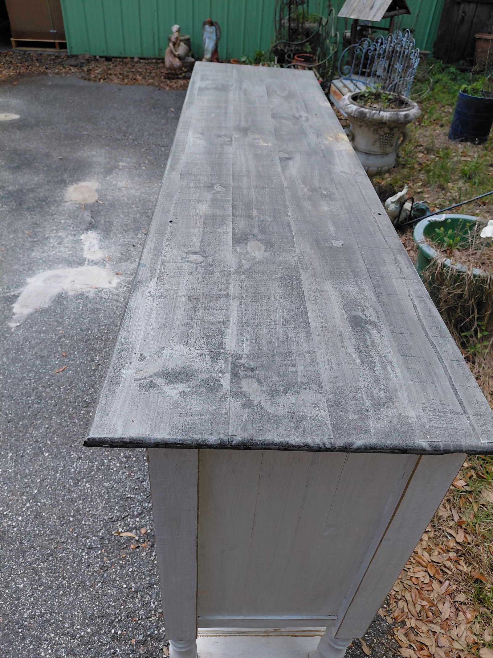 Rustic Credenza / missing 1 knob - 10