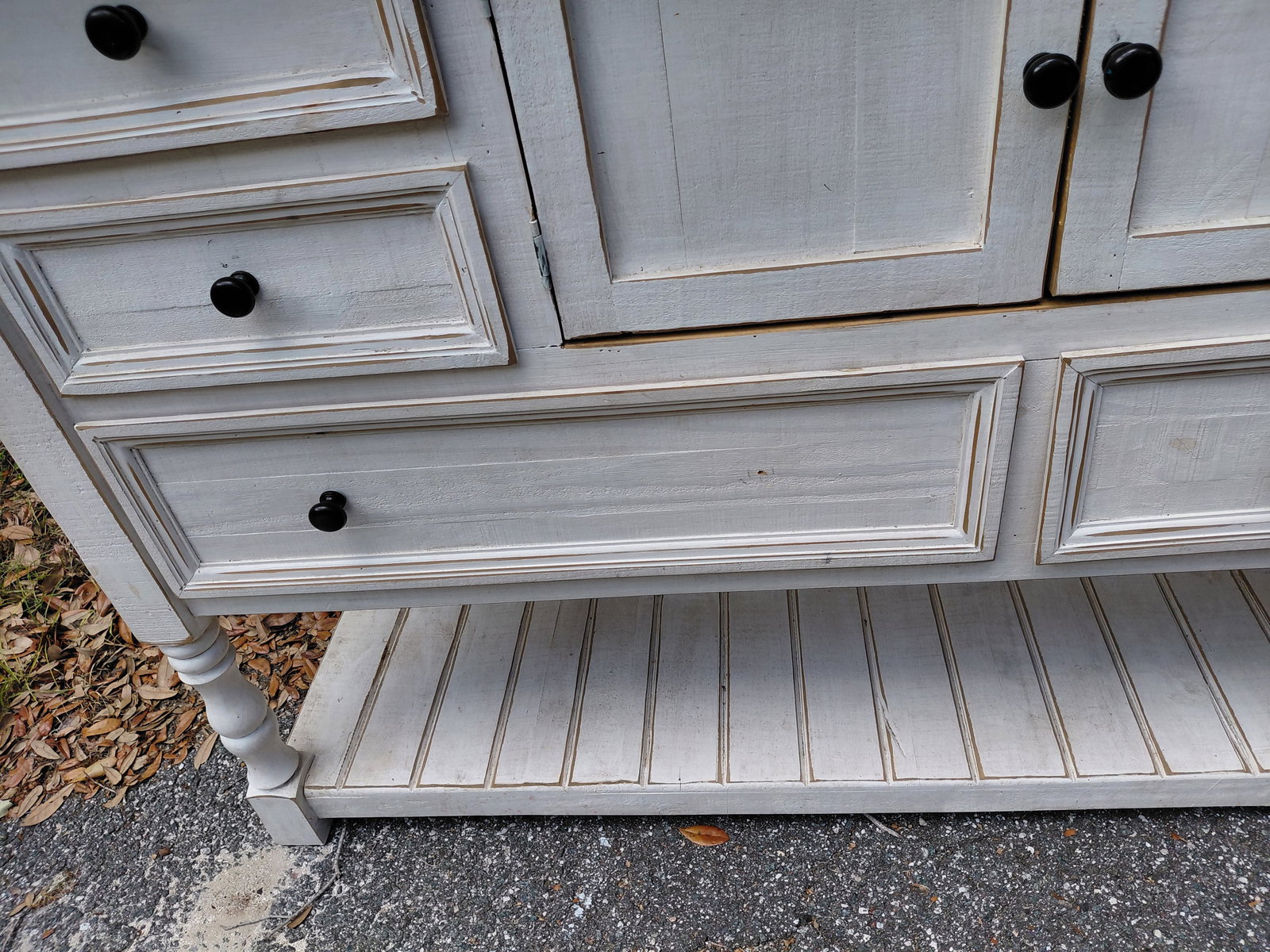 Rustic Credenza / missing 1 knob - 6