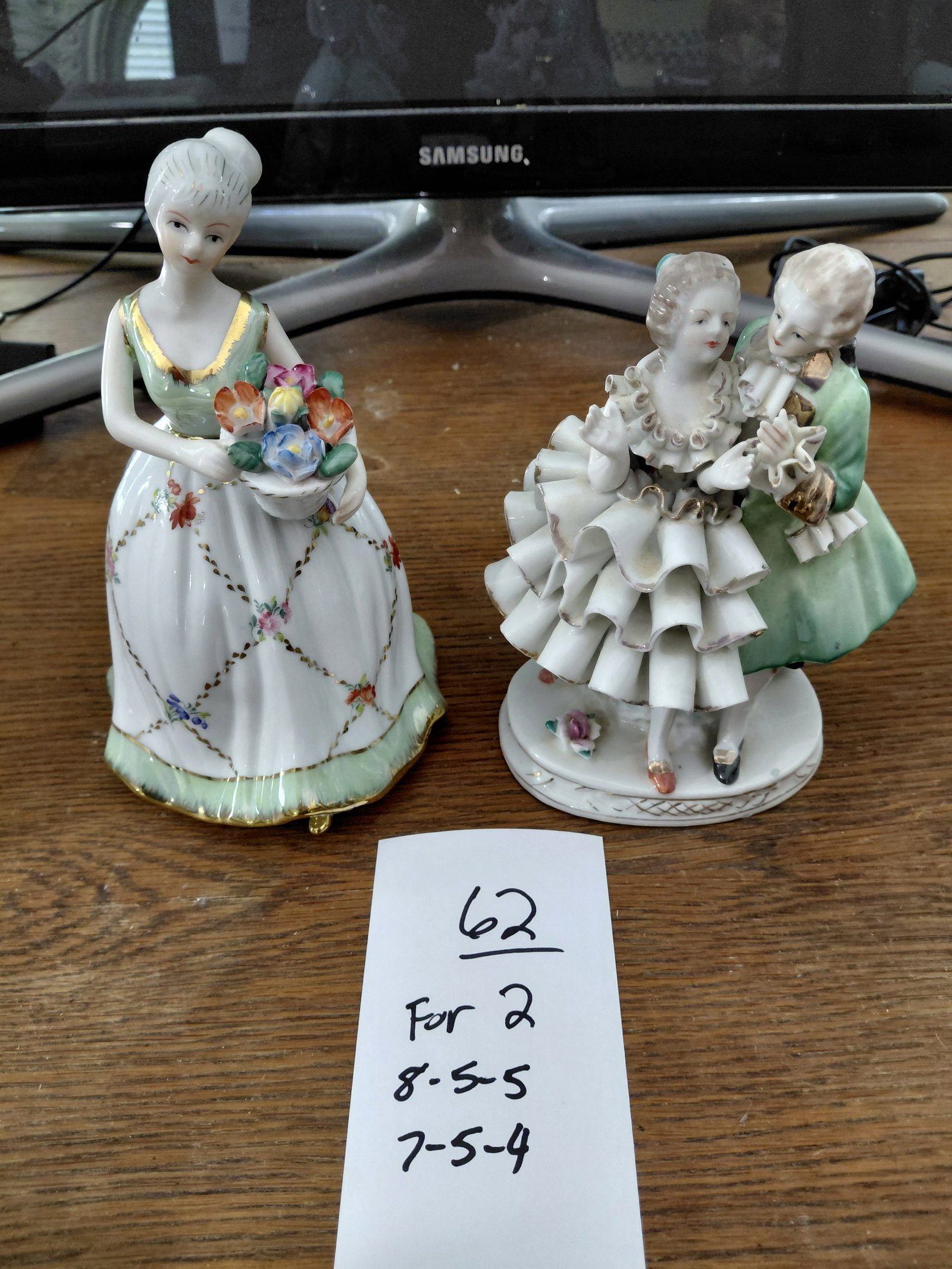 Pair of Porcelain Statues - 2