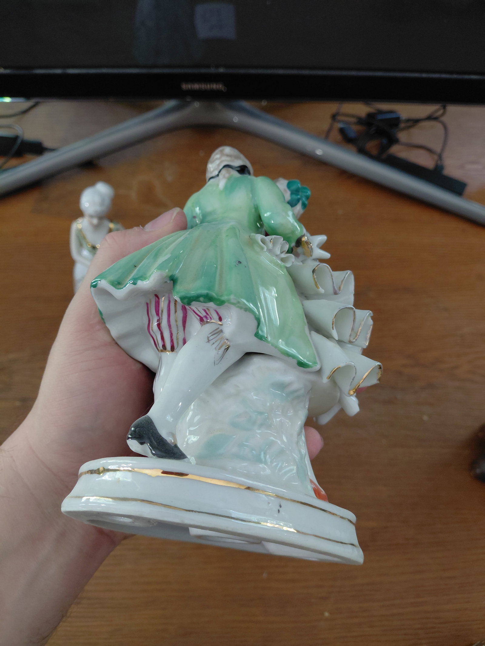 Pair of Porcelain Statues - 5