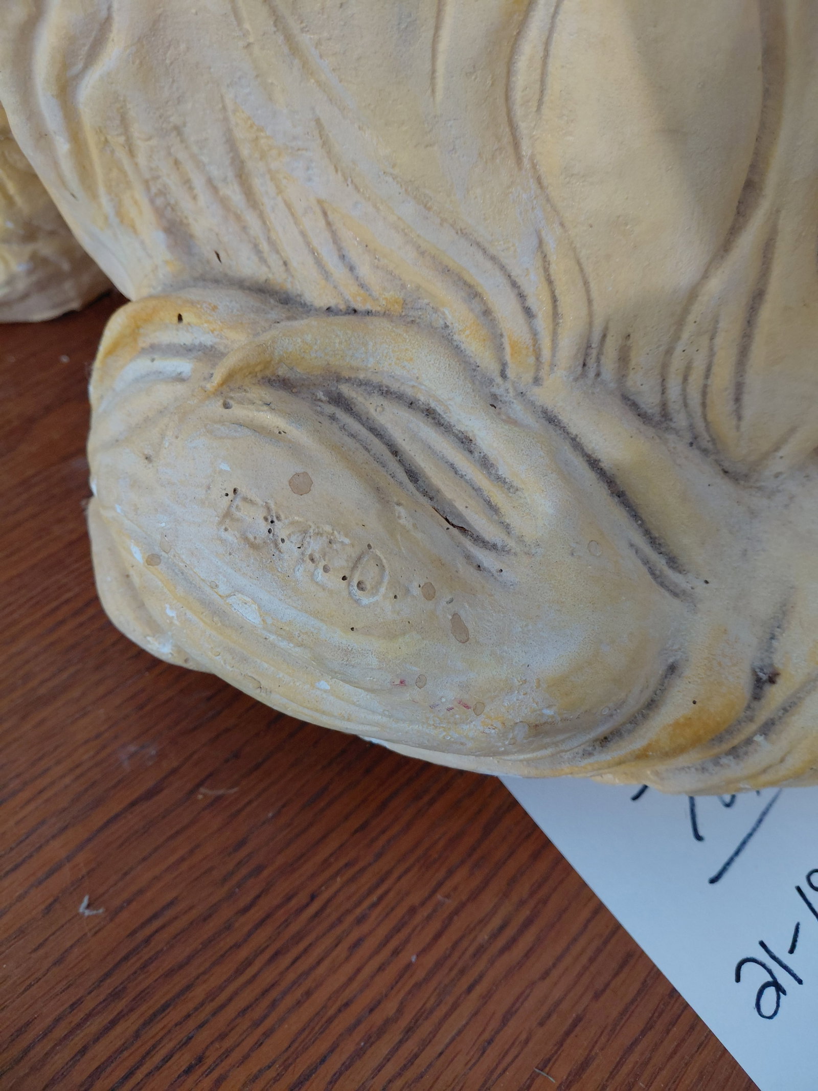 1970's Large Ceramic Persian Cat Statue / as seen - 7